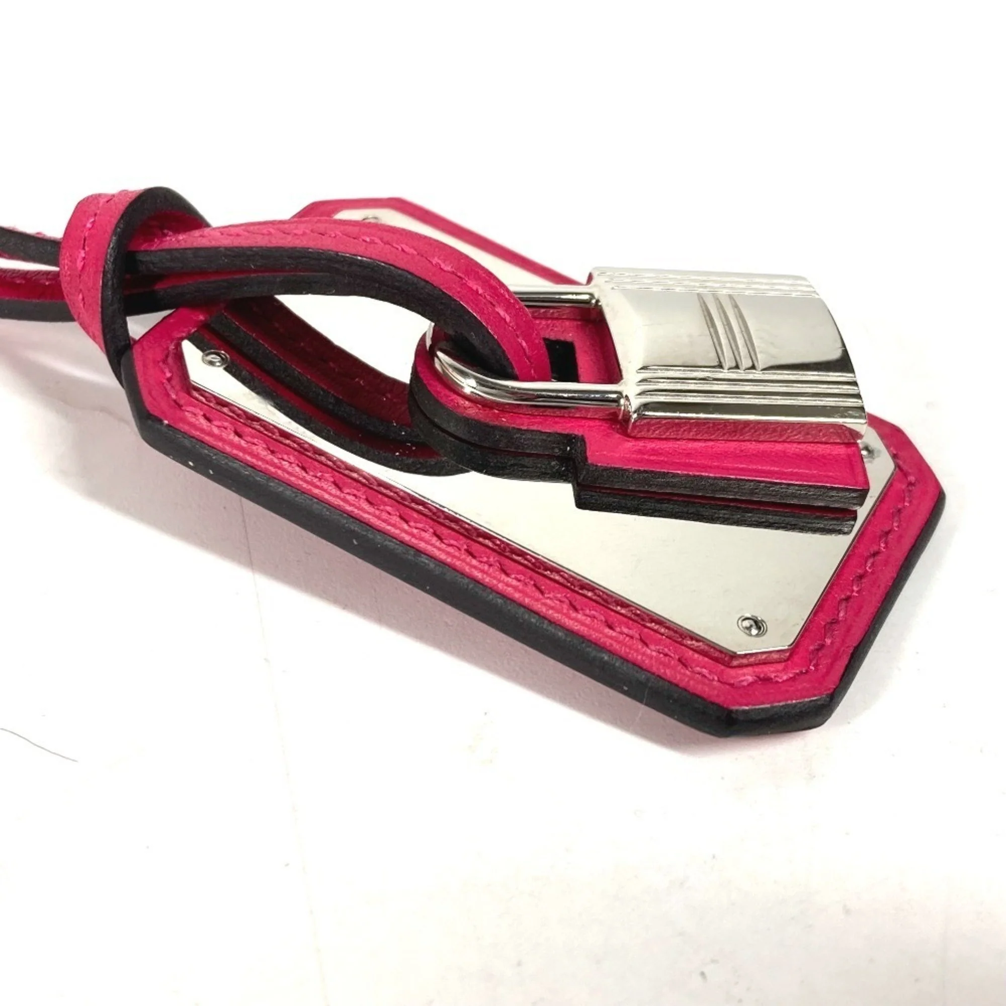 O'Kelly Pendant Necklace Swift Leather Pink - Image 6