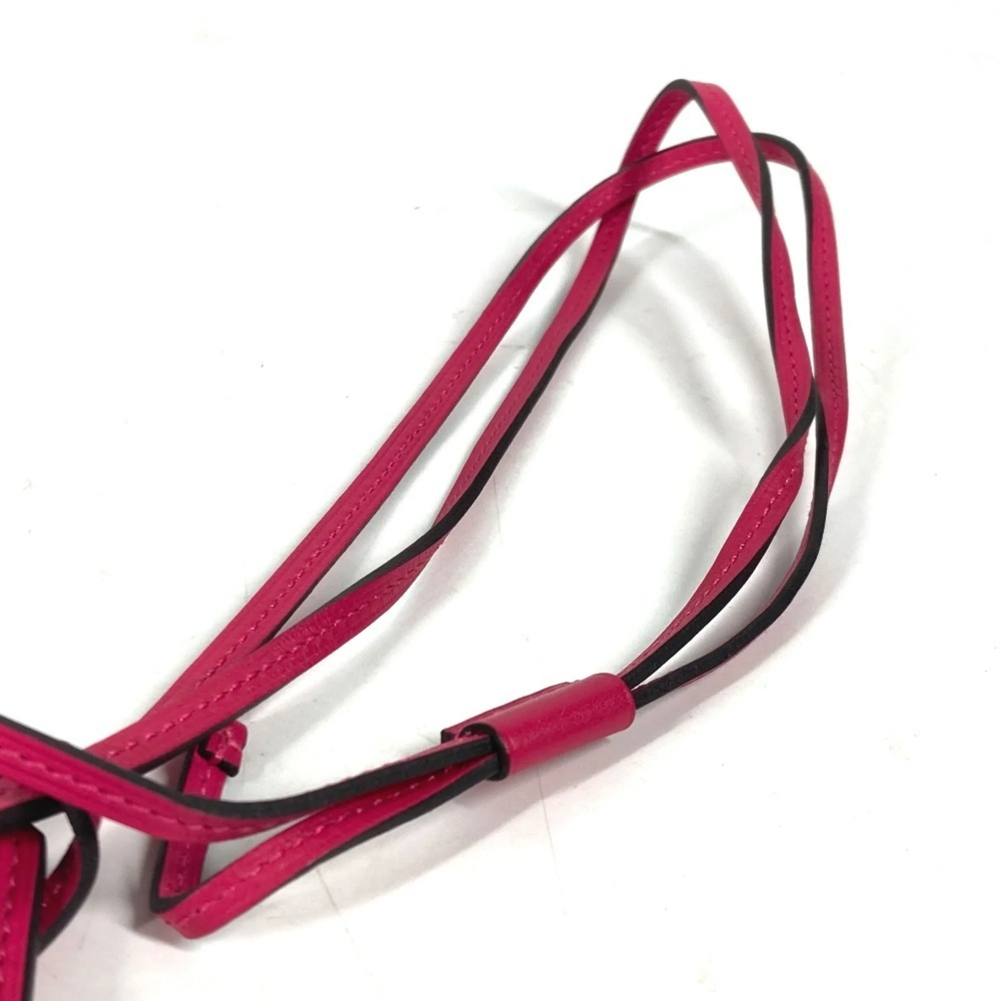 O'Kelly Pendant Necklace Swift Leather Pink - Image 8