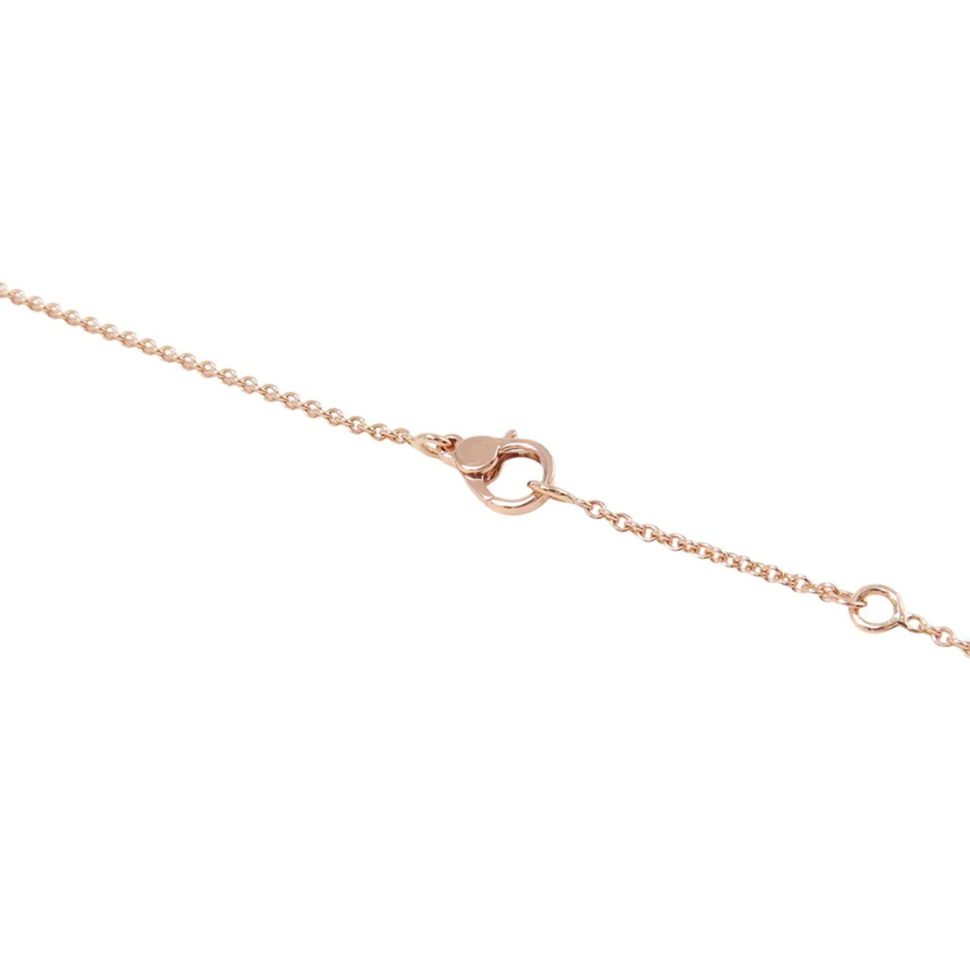 Pendant Necklace 18K Rose Gold With 17 Diamonds - Image 5