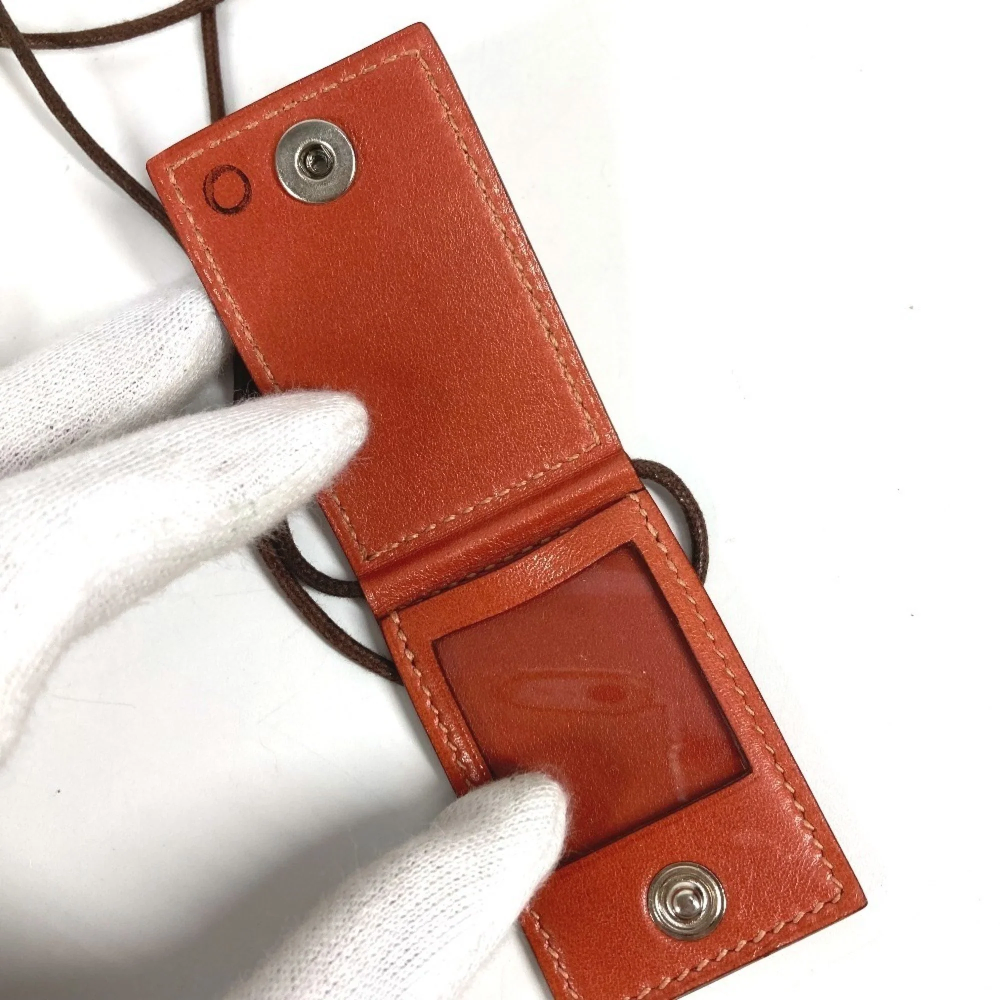 Pendant Necklace Leather Pink - Image 7