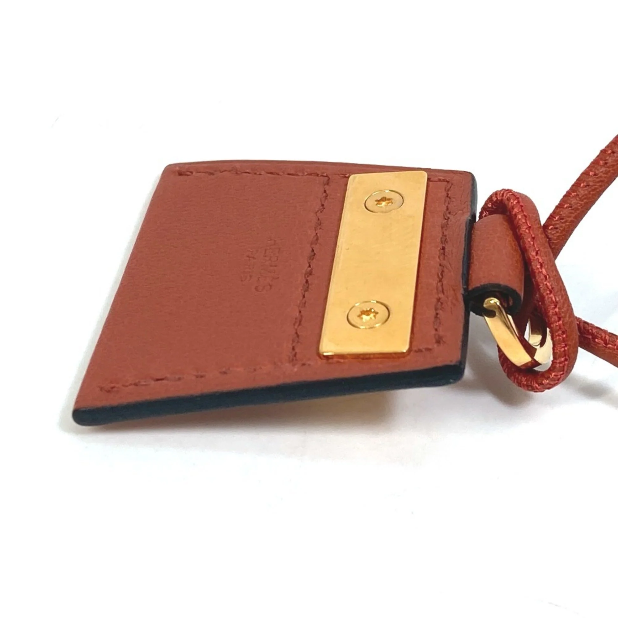 Pendant Necklace Swift Leather Brown - Image 6