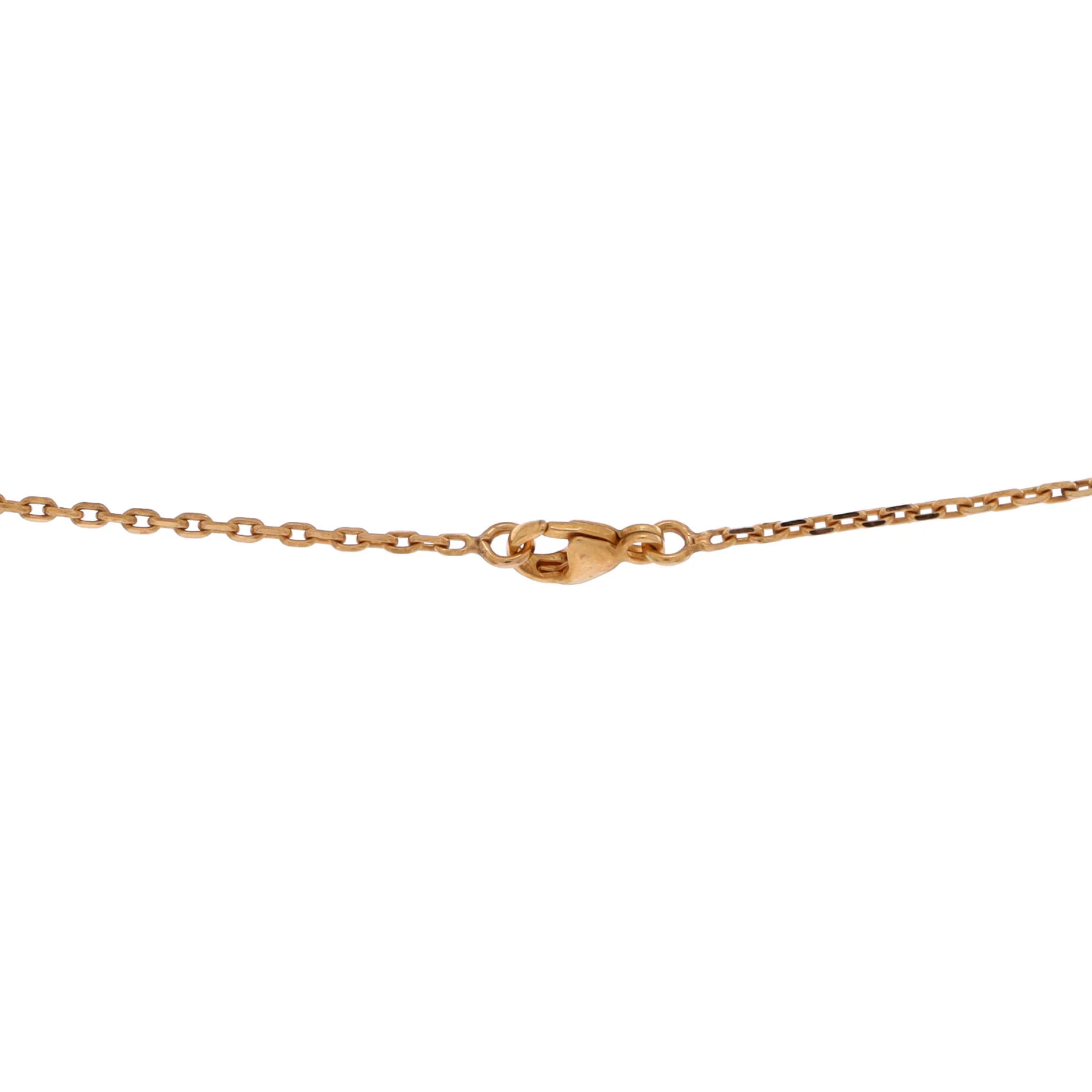 Pop H Pendant Chain Necklace Metal and Enamel - Image 3
