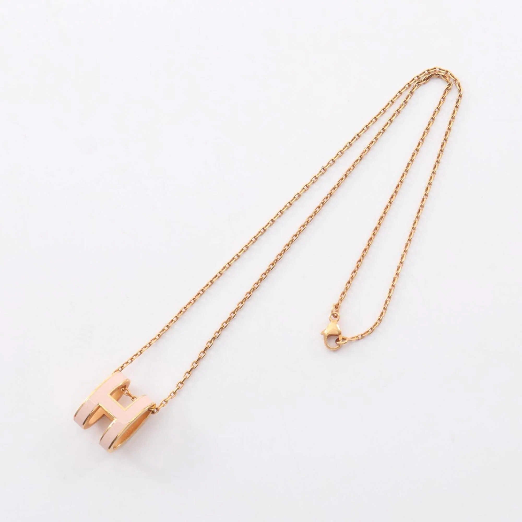 Pop H Pendant Necklace Gold-Tone Metal - Image 2