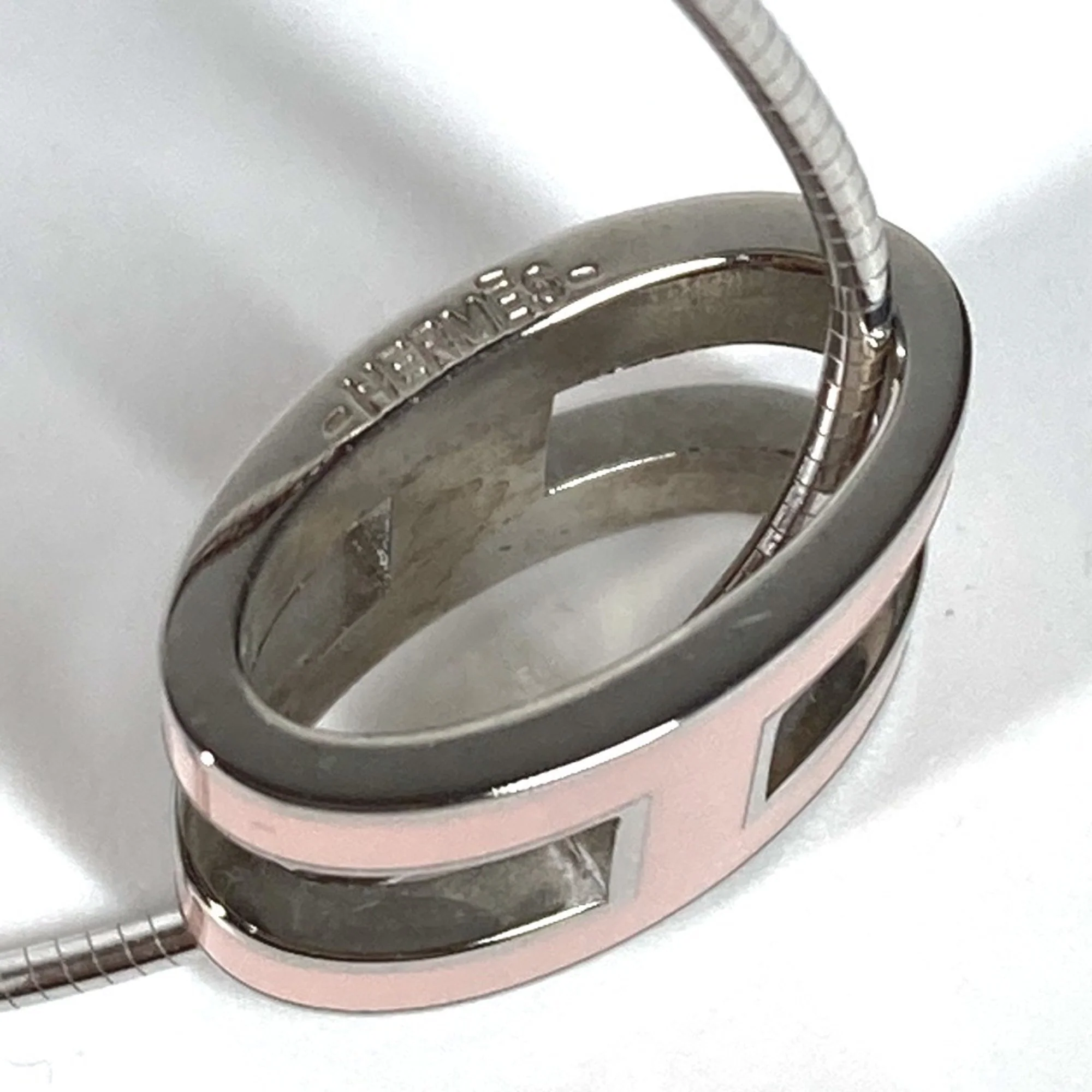 Pop H Pendant Necklace Silver-Tone Metal - Image 7