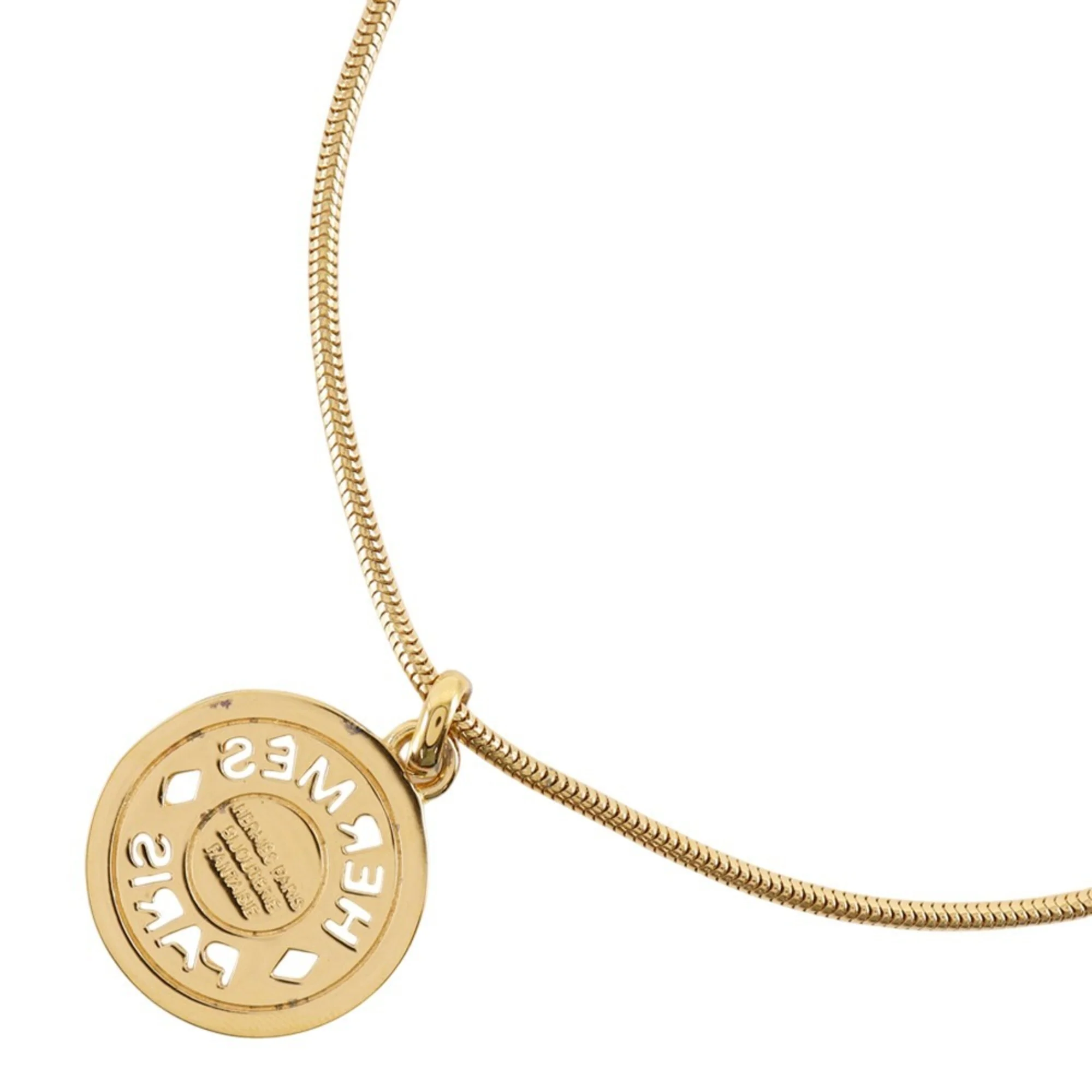 Serie Medallion Pendant Necklace Gold - Image 3