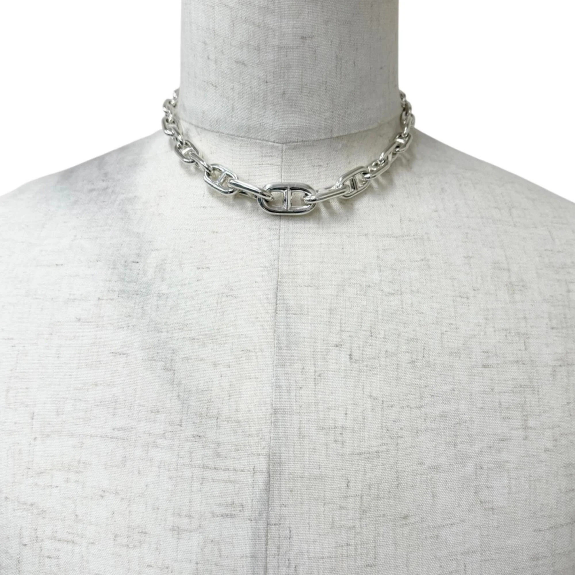 Vintage Chaine d'Ancre Pendant Necklace Sterling Silver - Image 2