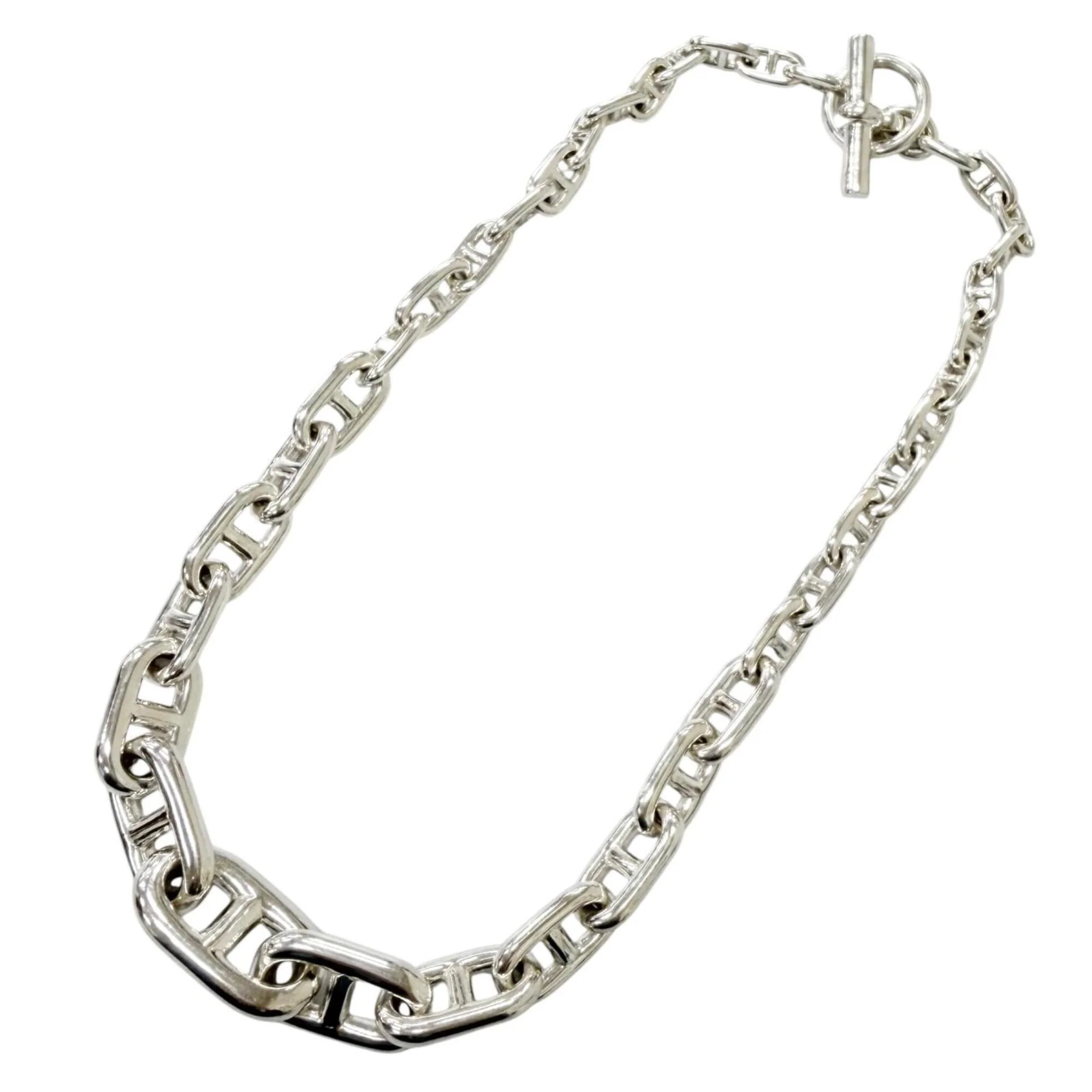 Vintage Chaine d'Ancre Pendant Necklace Sterling Silver - Image 4