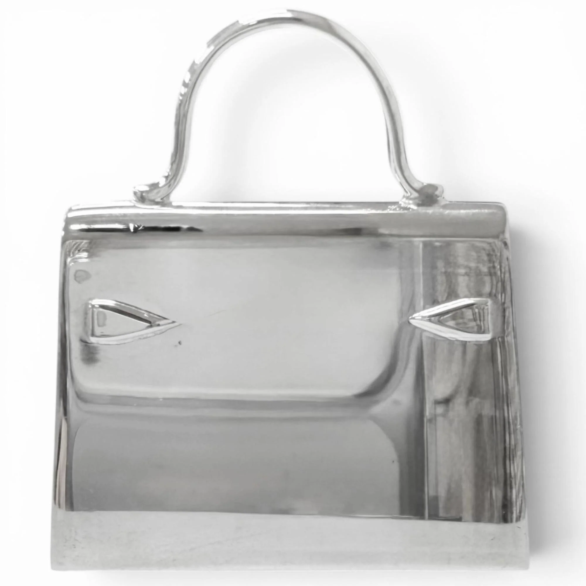 Vintage Kelly Bag Charm Sterling Silver - Image 2