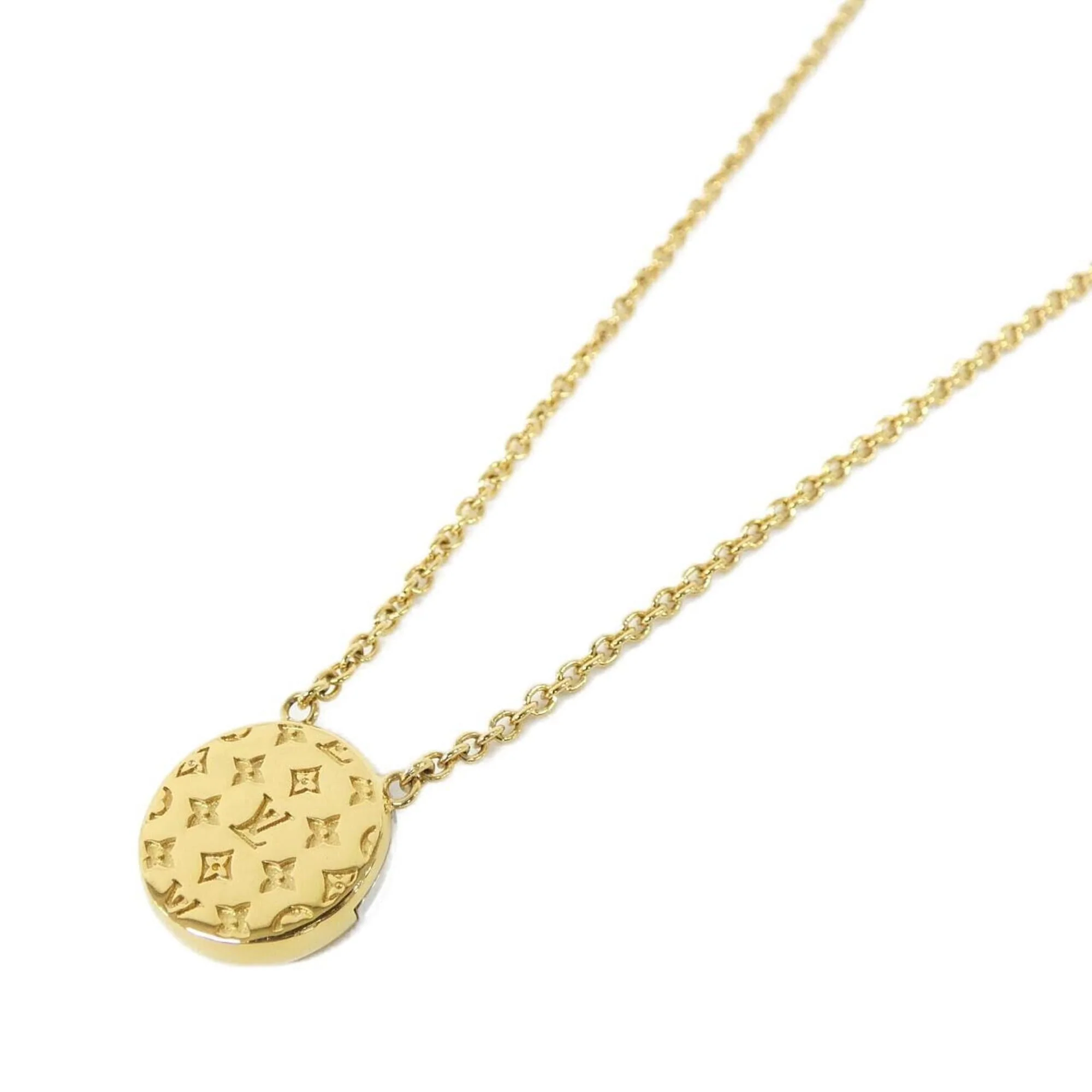 Collier L To V Pendant Necklace Gold and Silver - Image 3