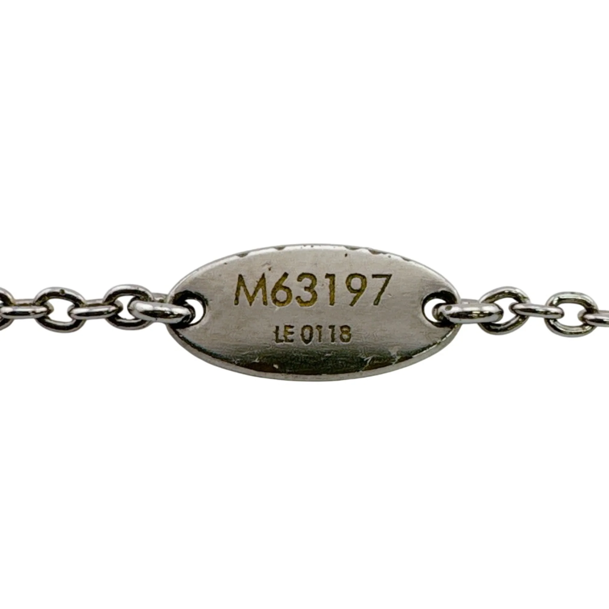 Essential V Necklace Brass Silver - Image 8