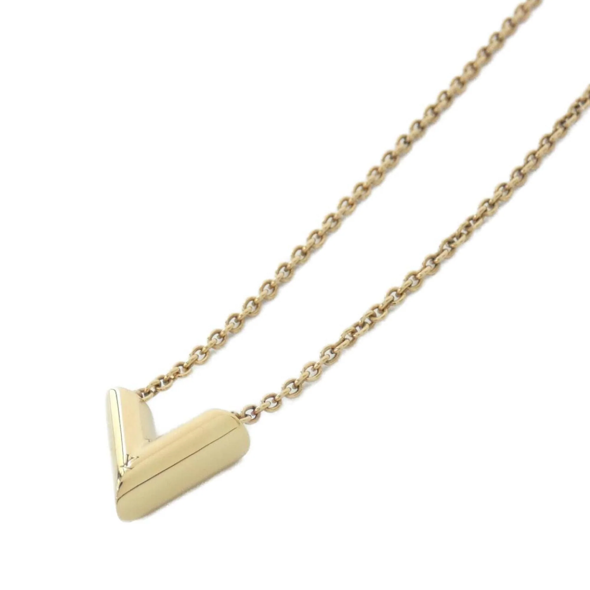 Essential V Pendant Necklace Gold