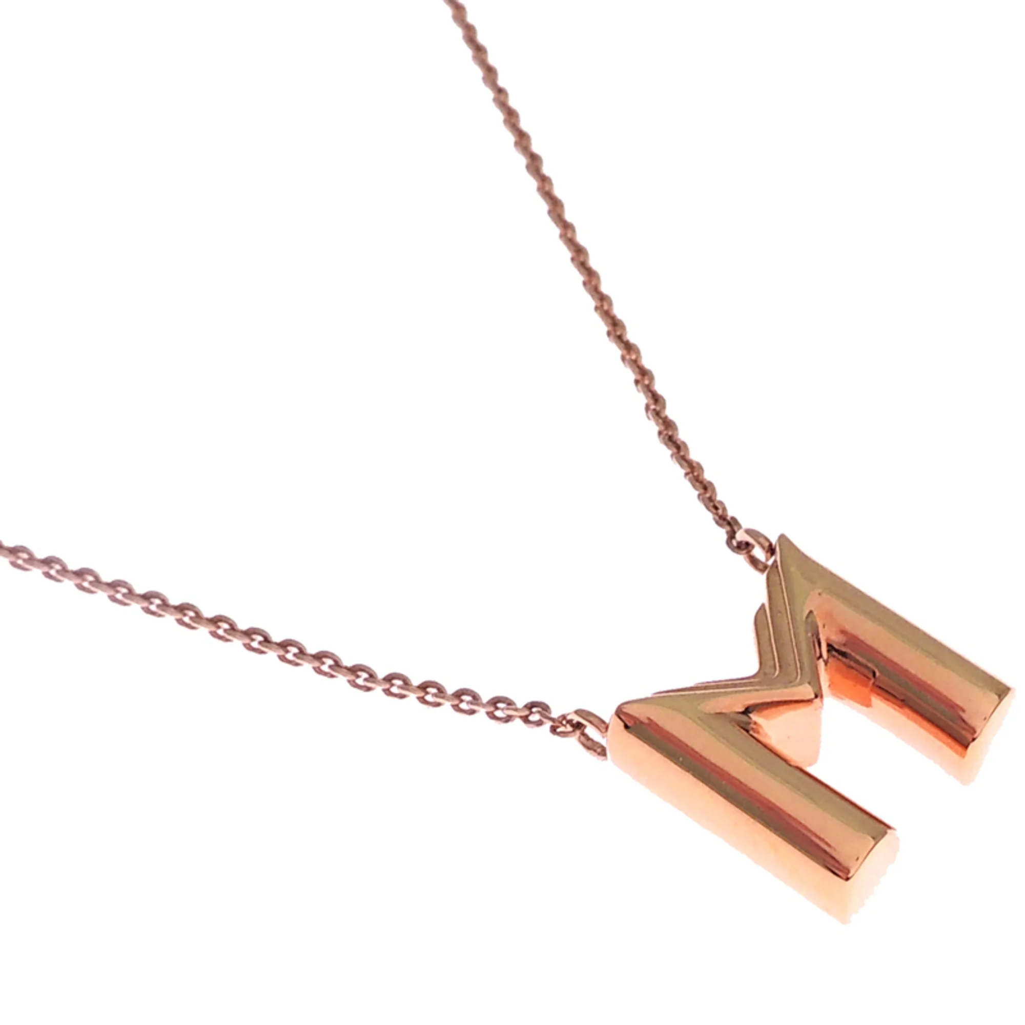 LV&Me Initials Pendant Necklace Gold - Image 3
