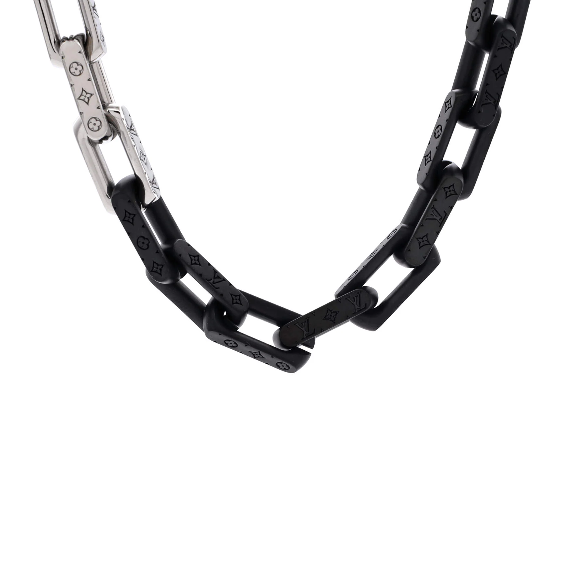 Monogram Chain Necklace Metal
