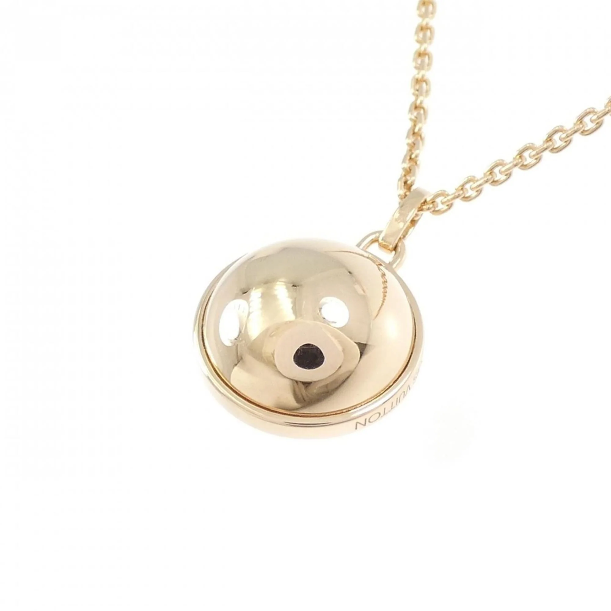 Pendant Necklace 18K Rose Gold and 18K White Gold with Diamond Mini - Image 4