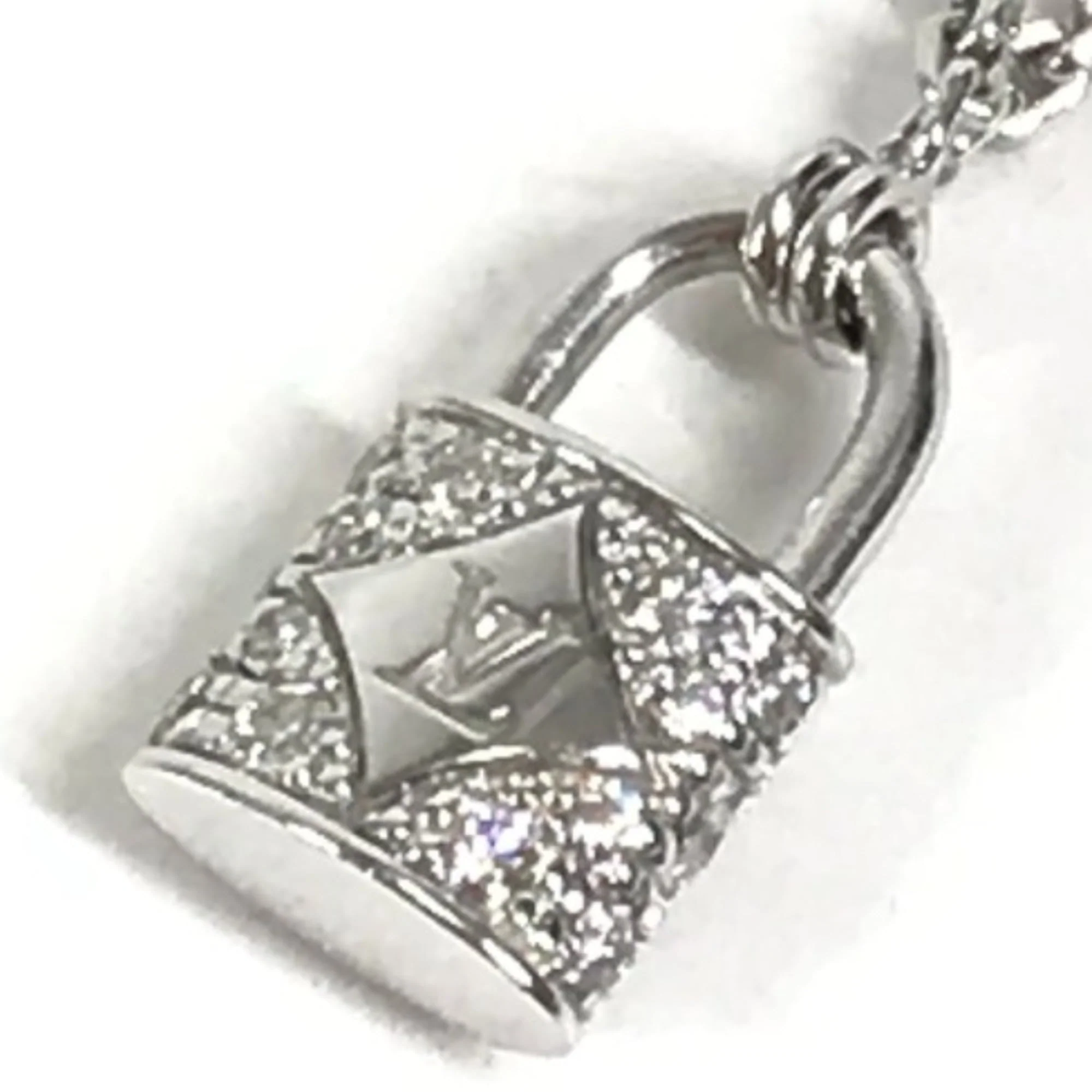 Pendant Necklace 18K White Gold