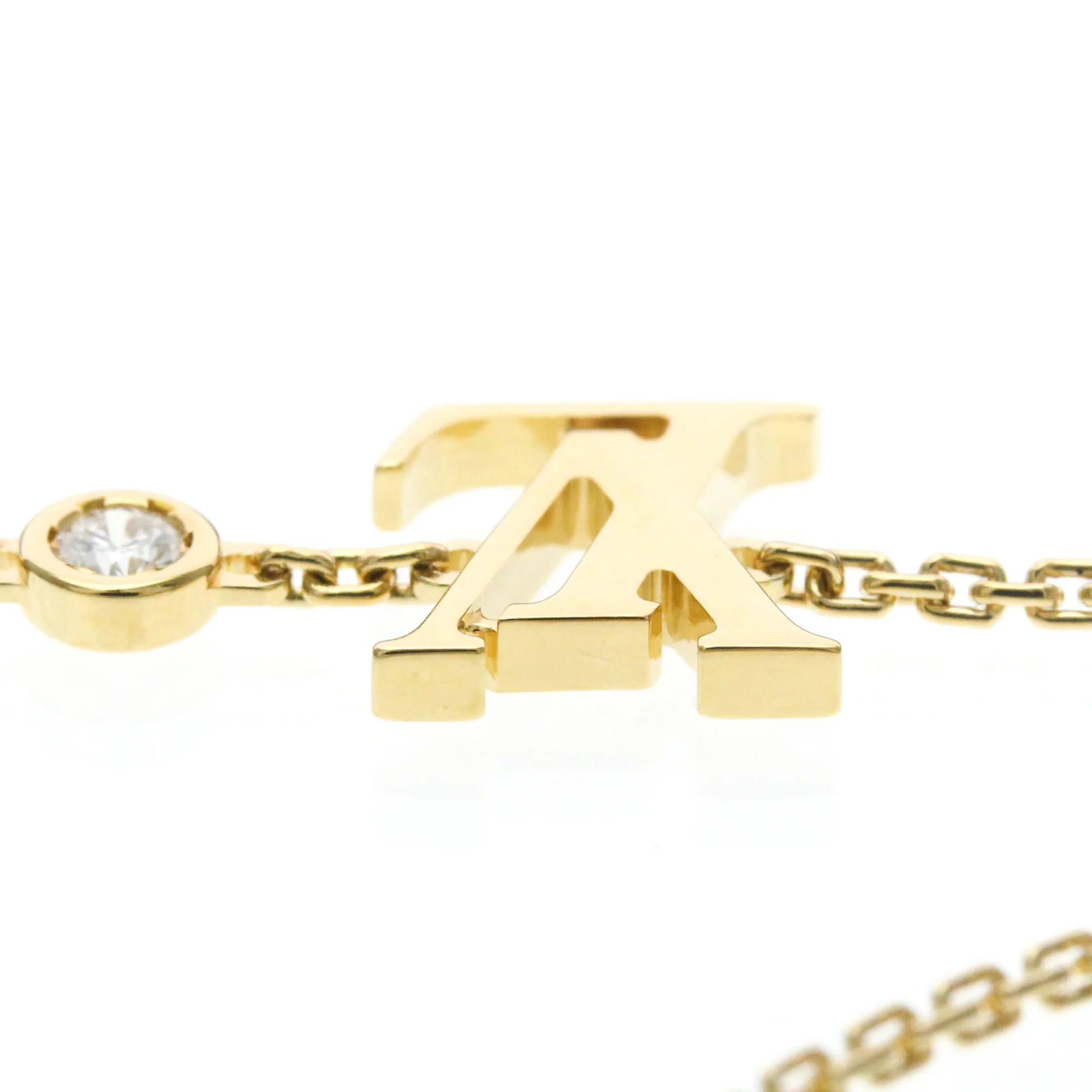 Pendant Necklace 18K Yellow Gold with Diamond - Image 6