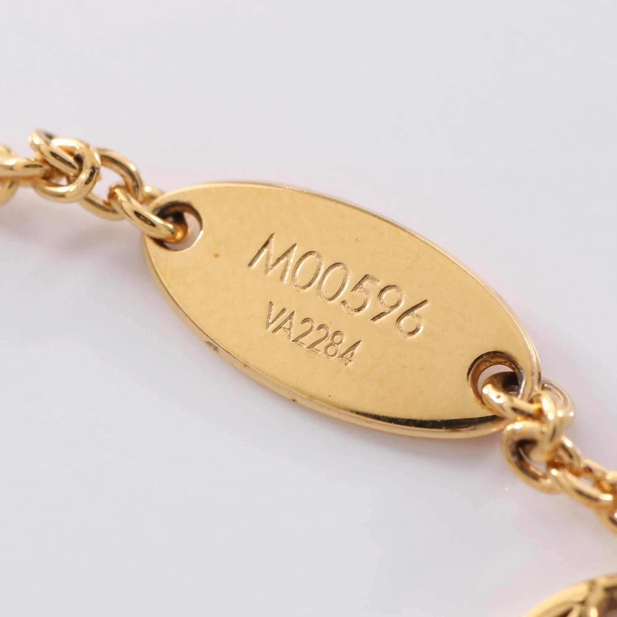 Pendant Necklace Gold and Rhinestone - Image 5