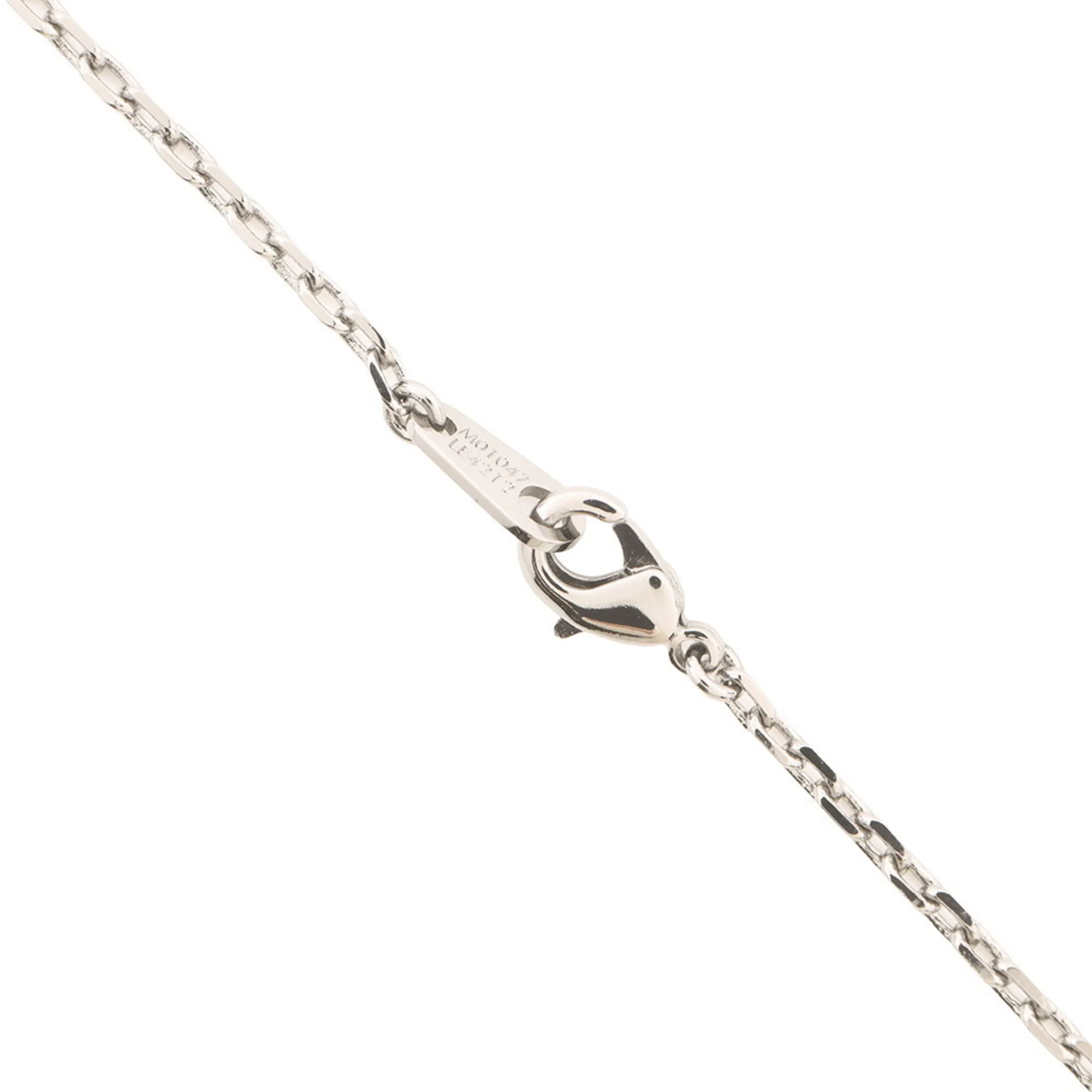 Pendant Necklace Metal Blue Gunmetal White - Image 6