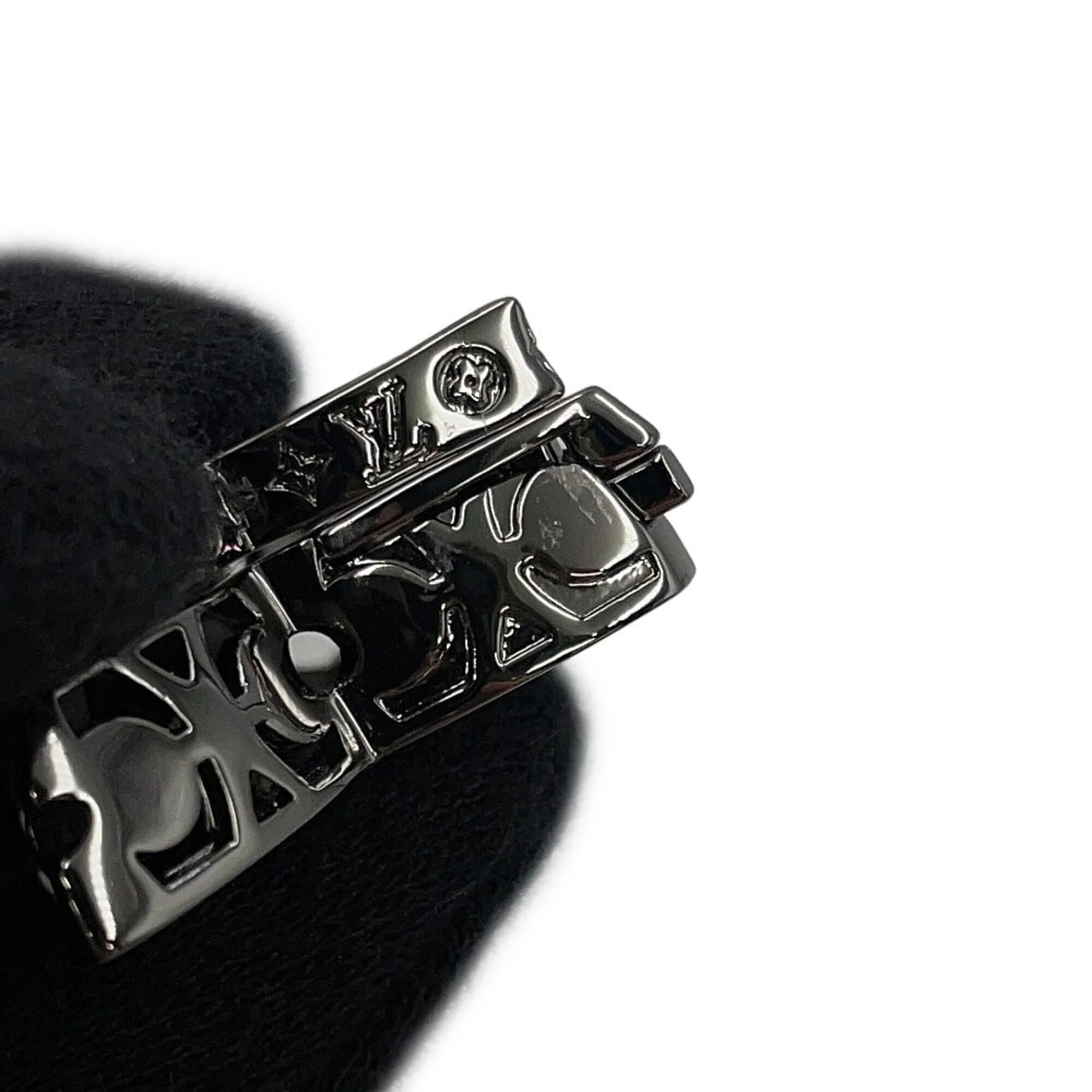 Pendant Necklace Metal Blue Gunmetal White - Image 8