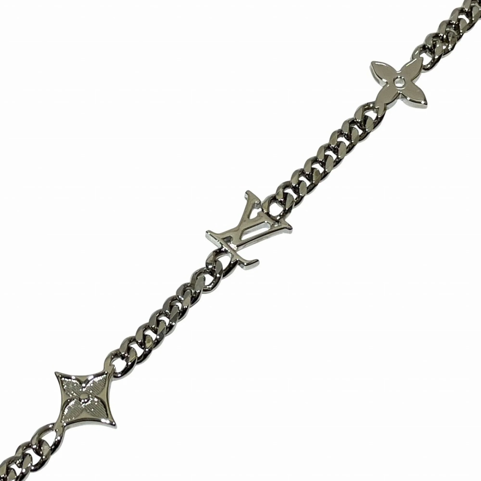 Pendant Necklace Monogram Metal