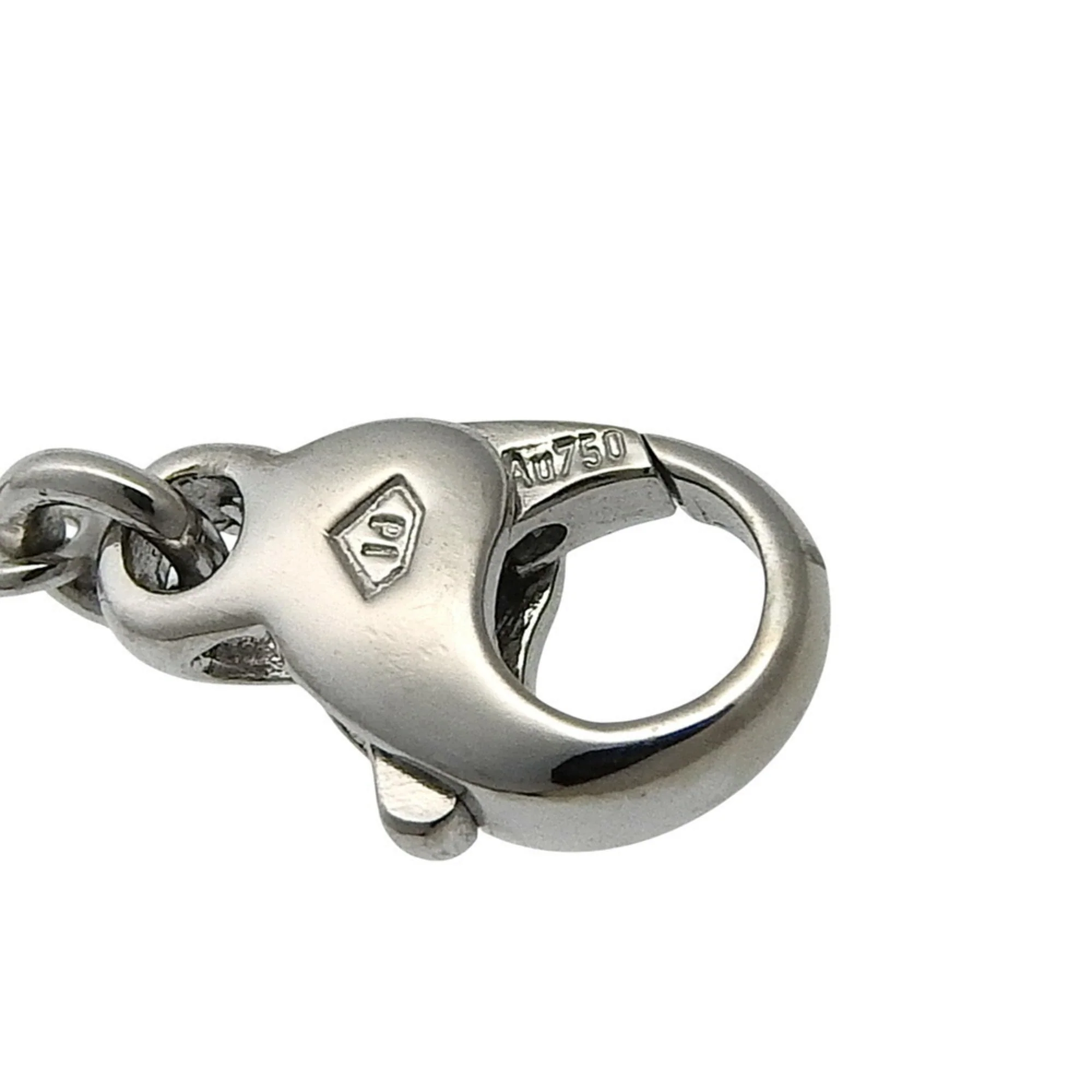 Pendant Necklace 18K White Gold with Diamond - Image 6