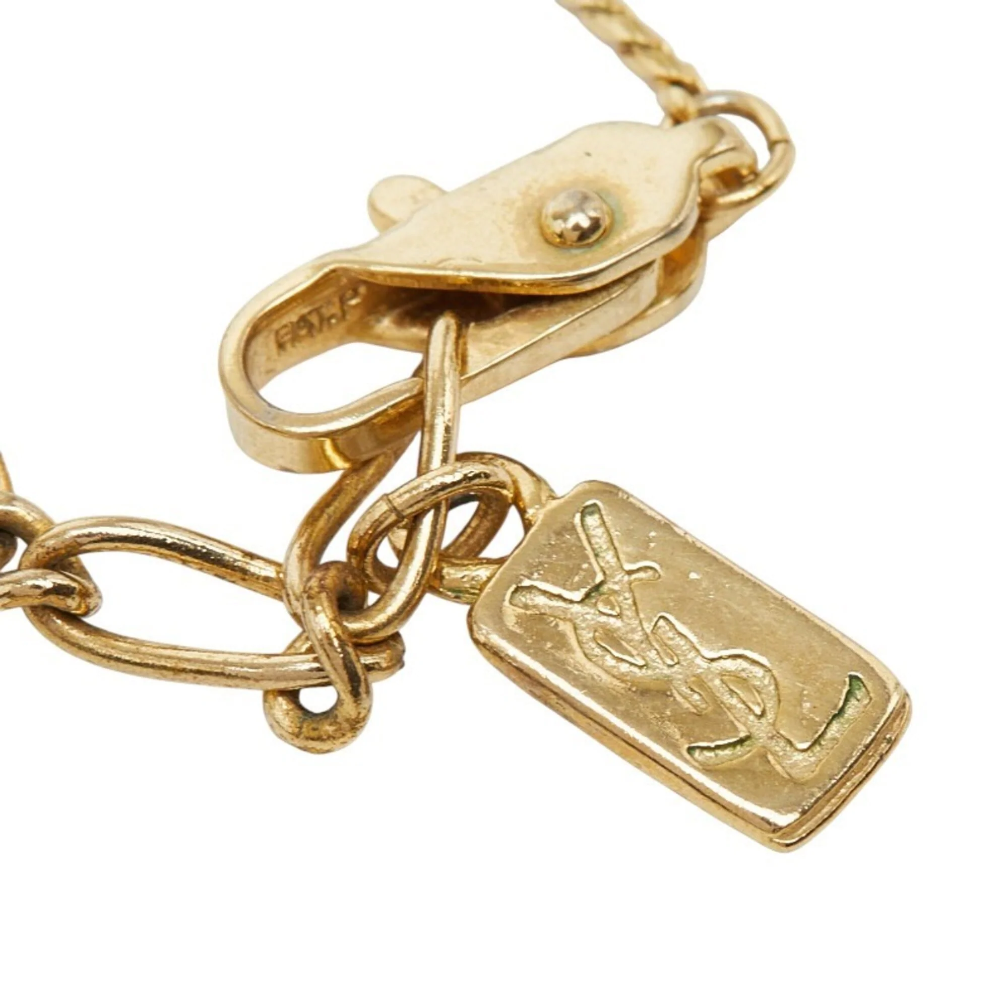 Pendant Necklace Gold Plated and Rhinestones - Image 6