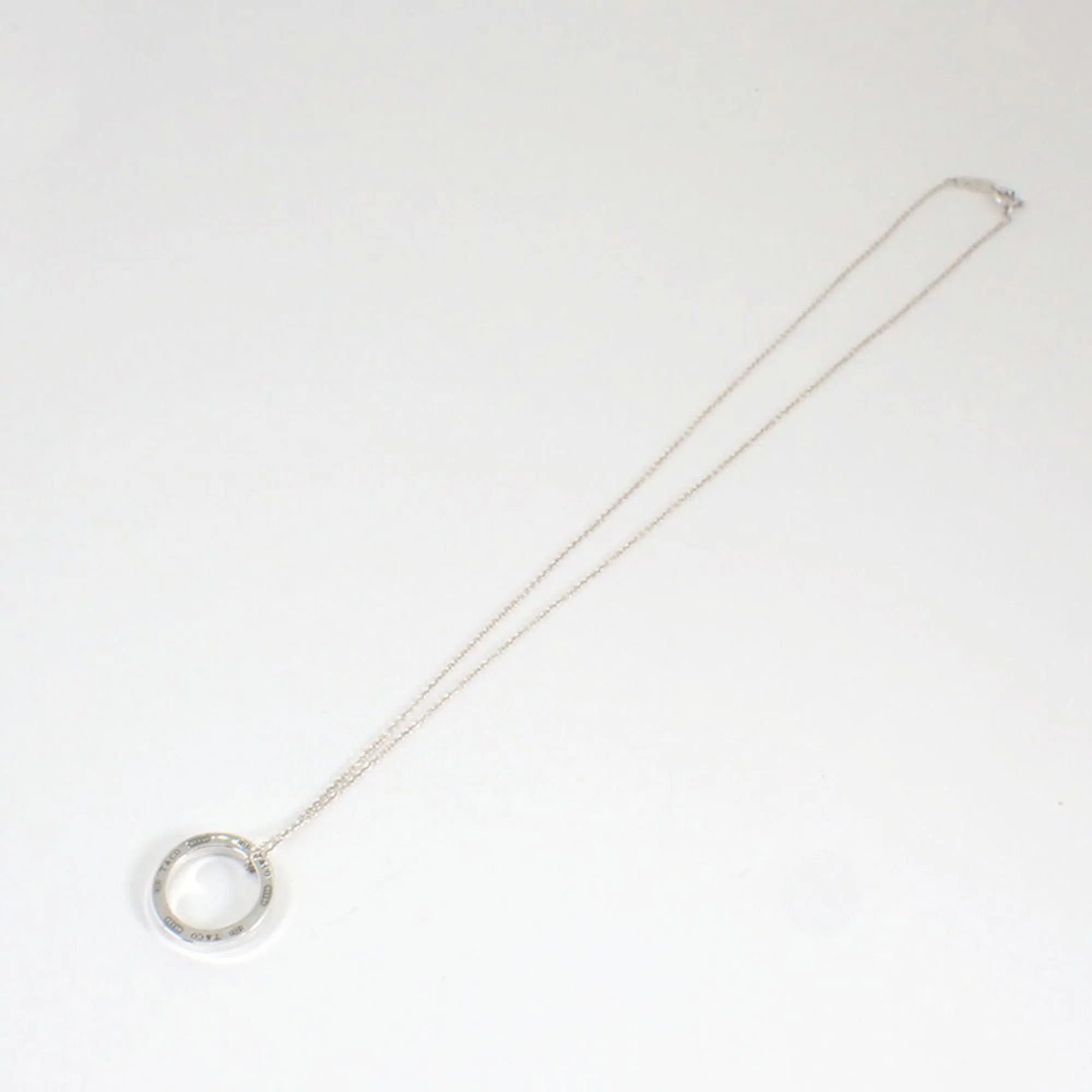 1837 Circle Pendant Necklace Metal and Sterling Silver - Image 6