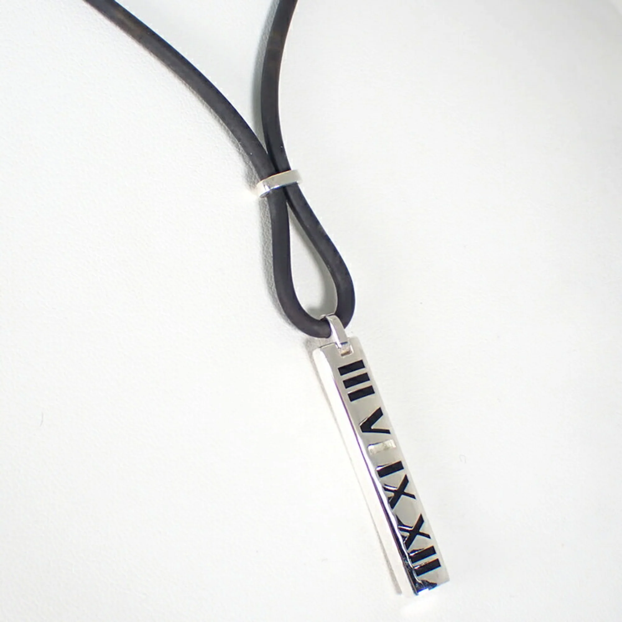 1837 Element Plate Pendant Necklace Sterling Silver - Image 4