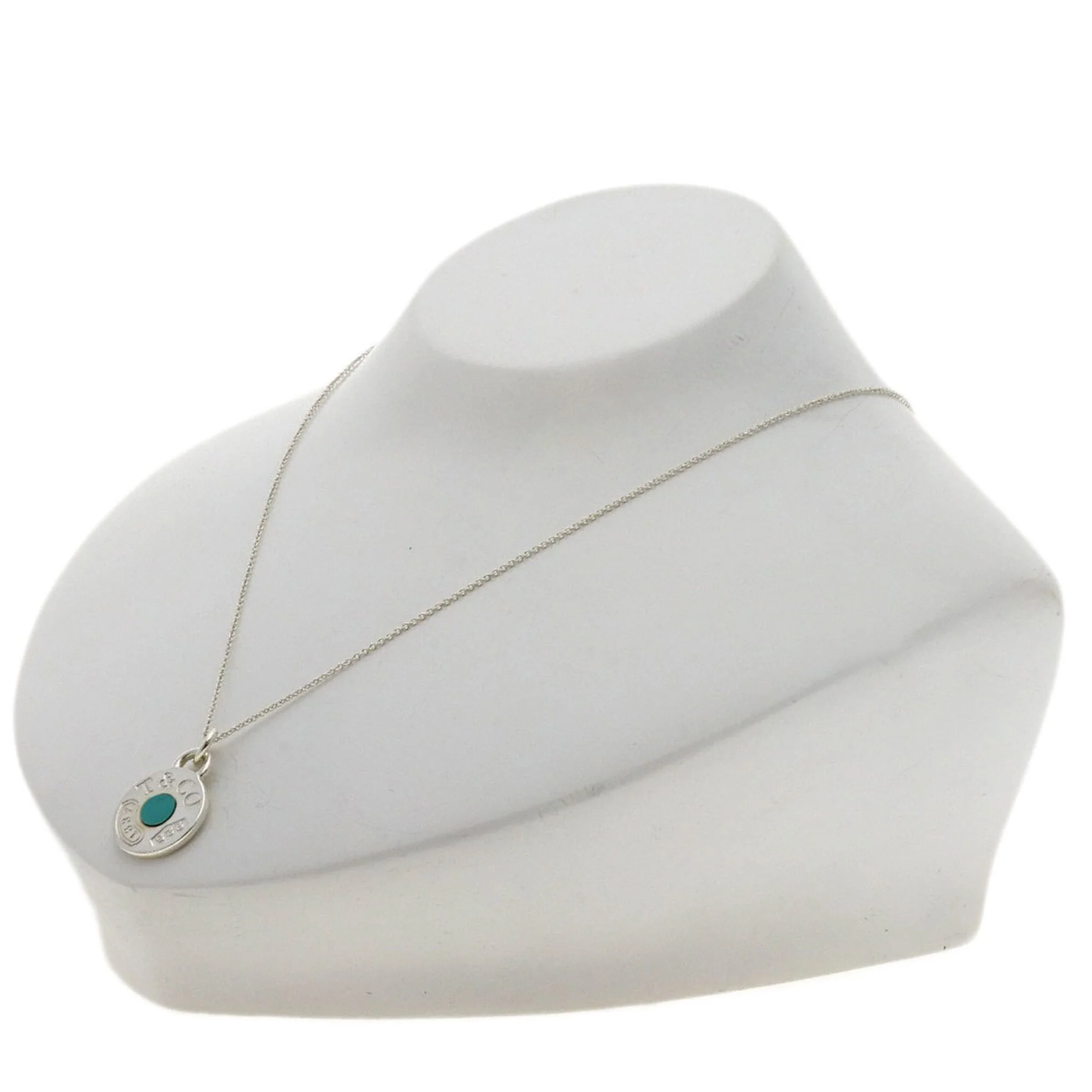 1837 Pendant Necklace Enamel and Sterling Silver - Image 4