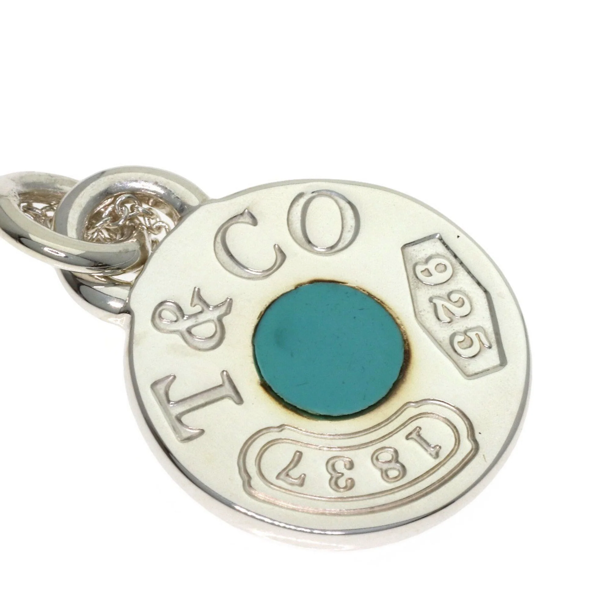 1837 Pendant Necklace Enamel and Sterling Silver - Image 5