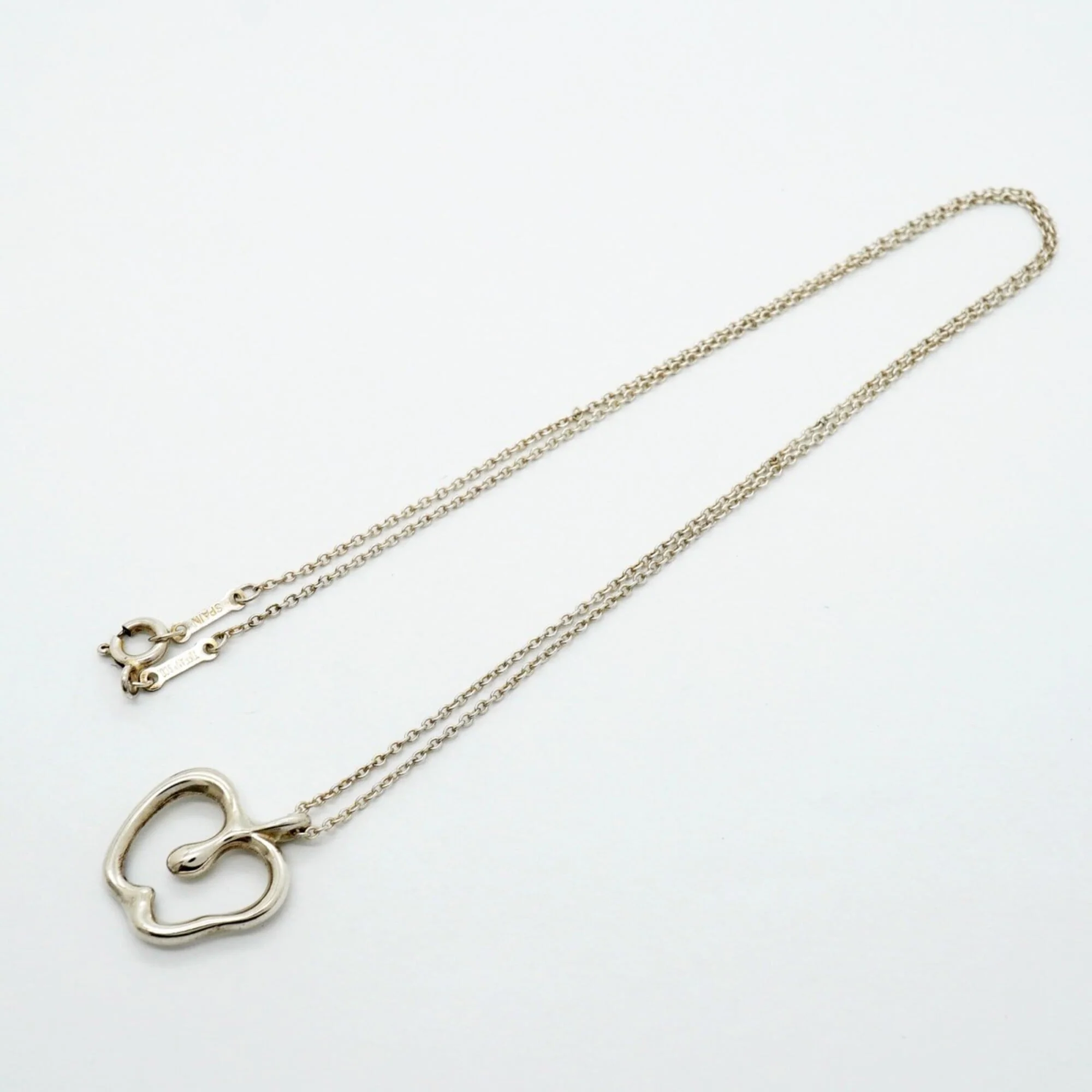 Apple Pendant Necklace Sterling Silver - Image 3