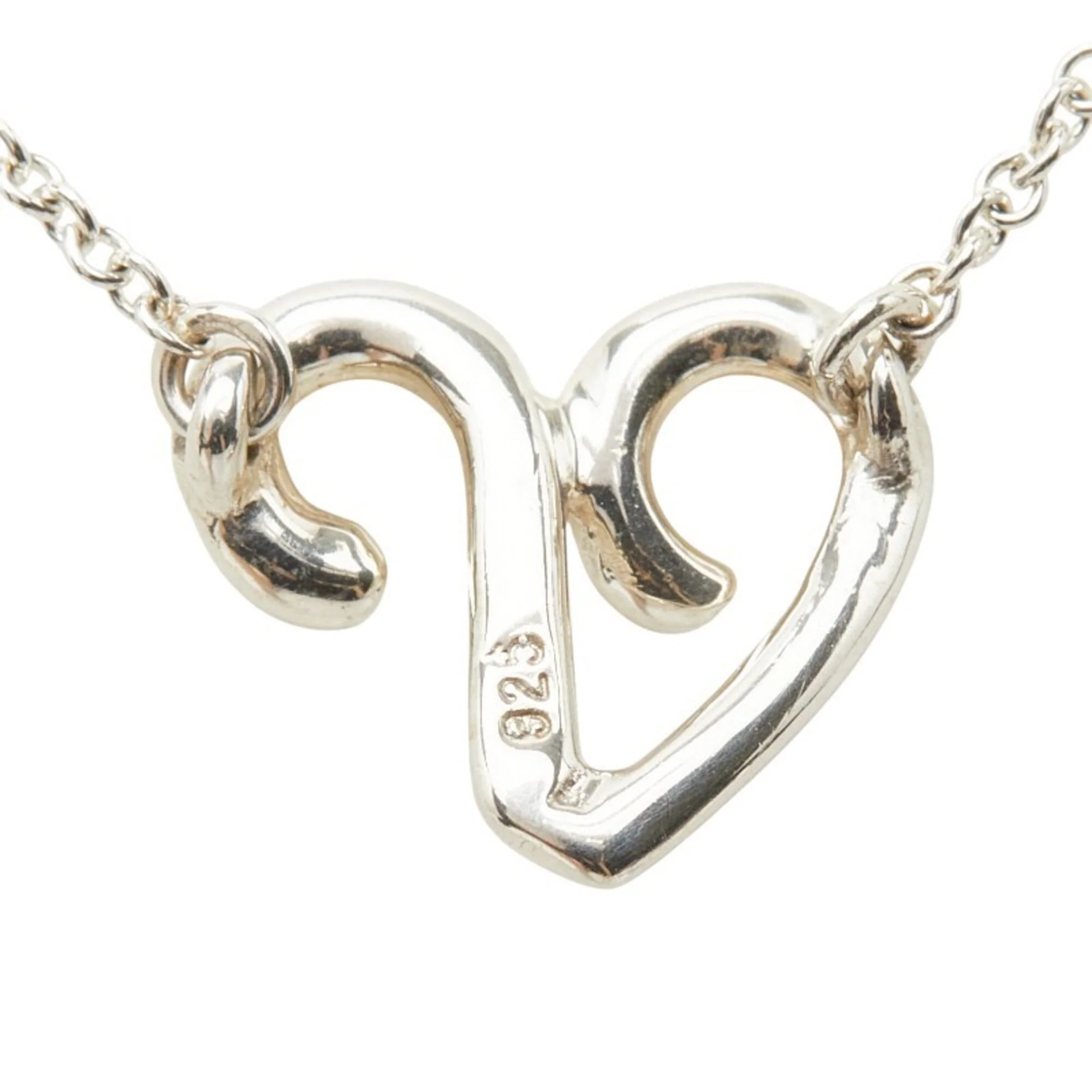 Aries Zodiac Sign Pendant Necklace Sterling Silver - Image 3
