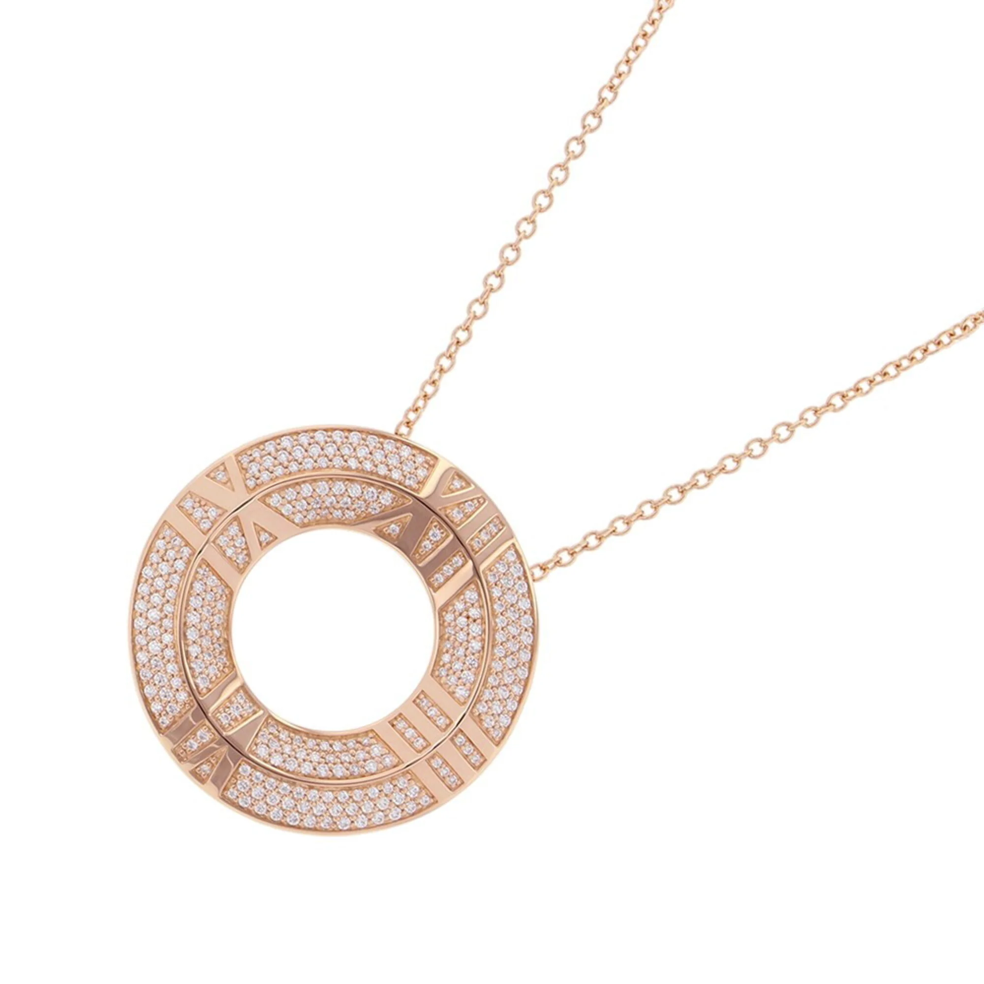 Atlas Pendant Necklace 18K Rose Gold