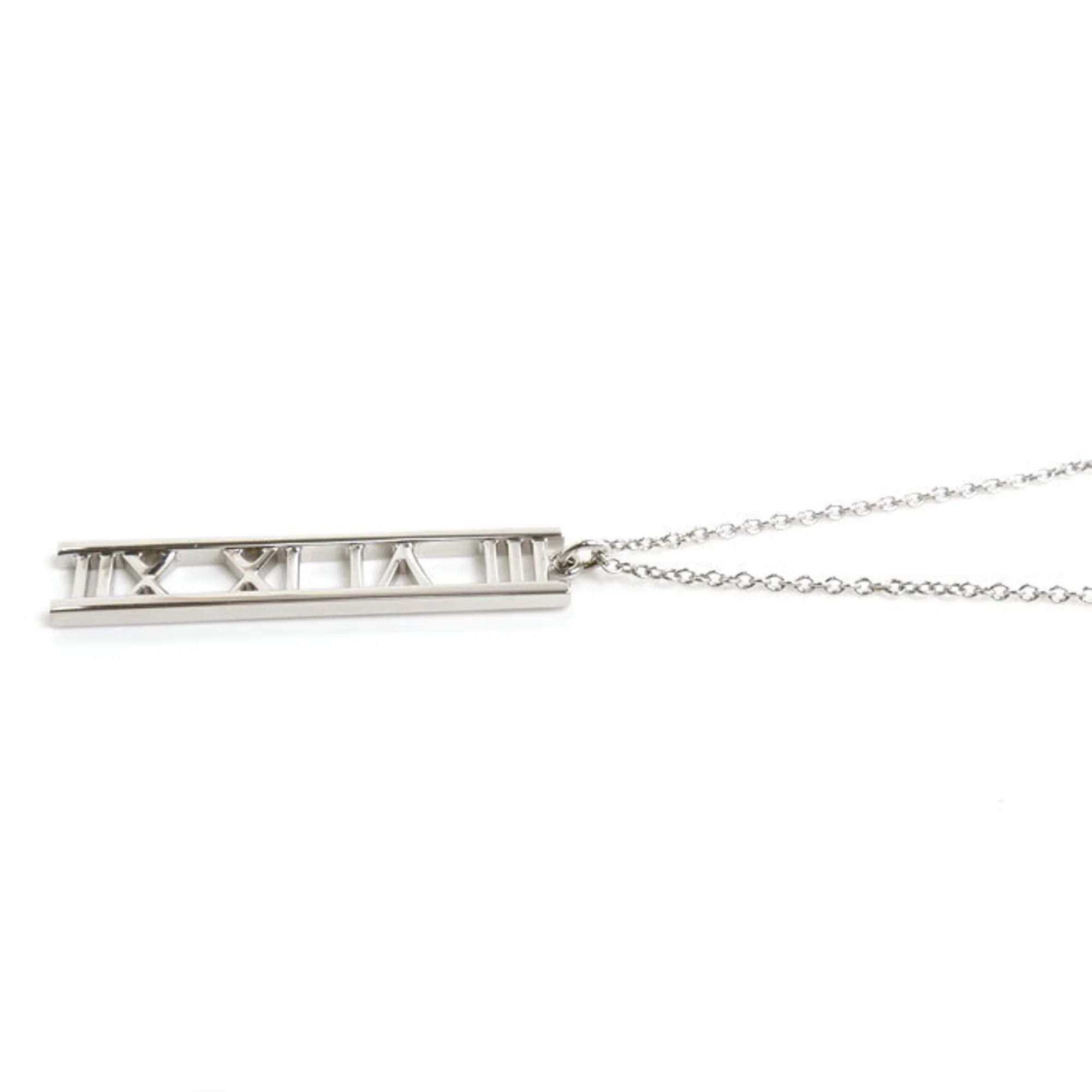 Atlas Pendant Necklace 18K White Gold - Image 3