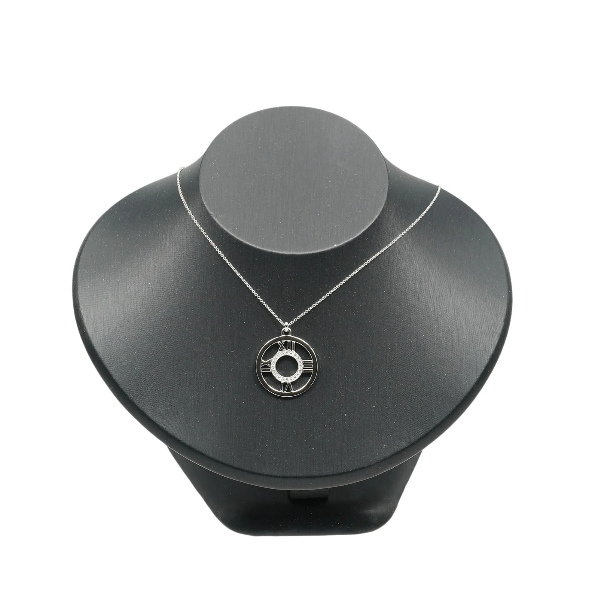 Atlas Pendant Necklace 18K White Gold - Image 2