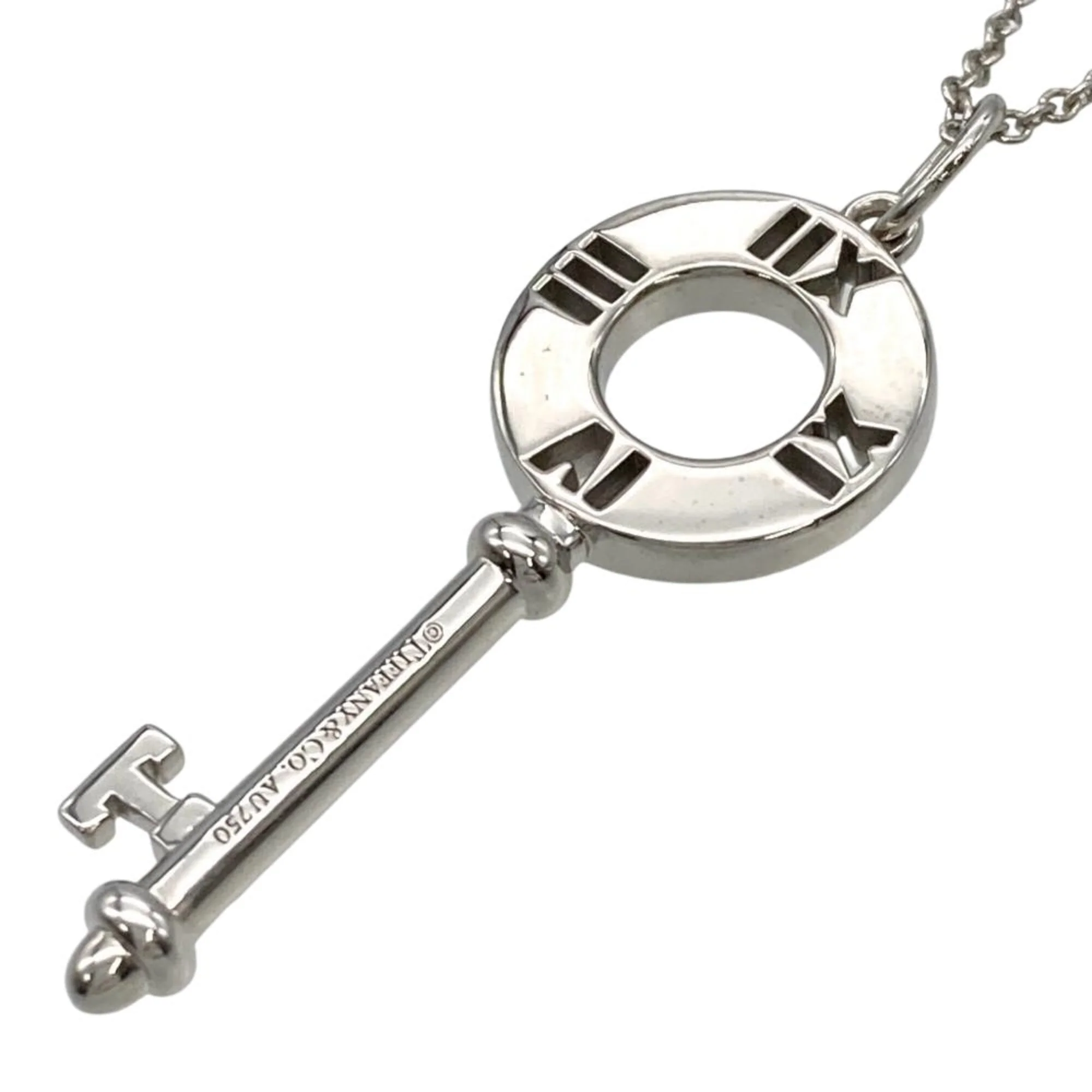 Atlas Pendant Necklace 18K White Gold - Image 3