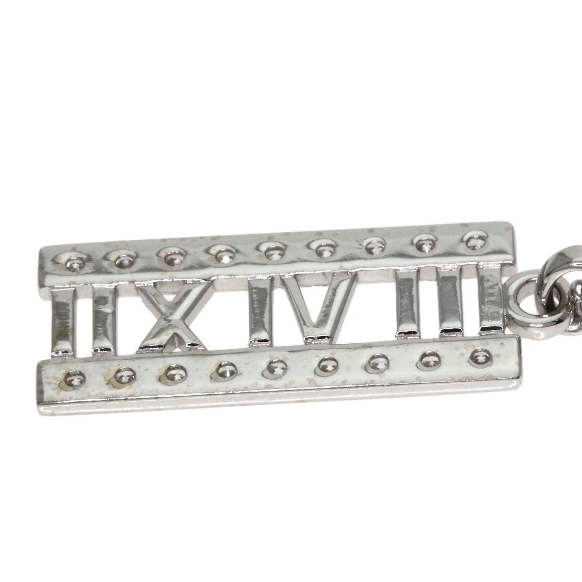 Atlas Pendant Necklace 18K White Gold - Image 6
