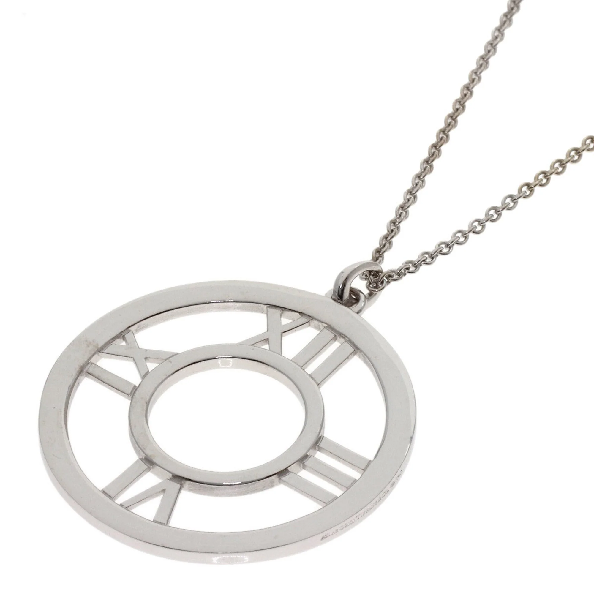 Atlas Pendant Necklace 18K White Gold