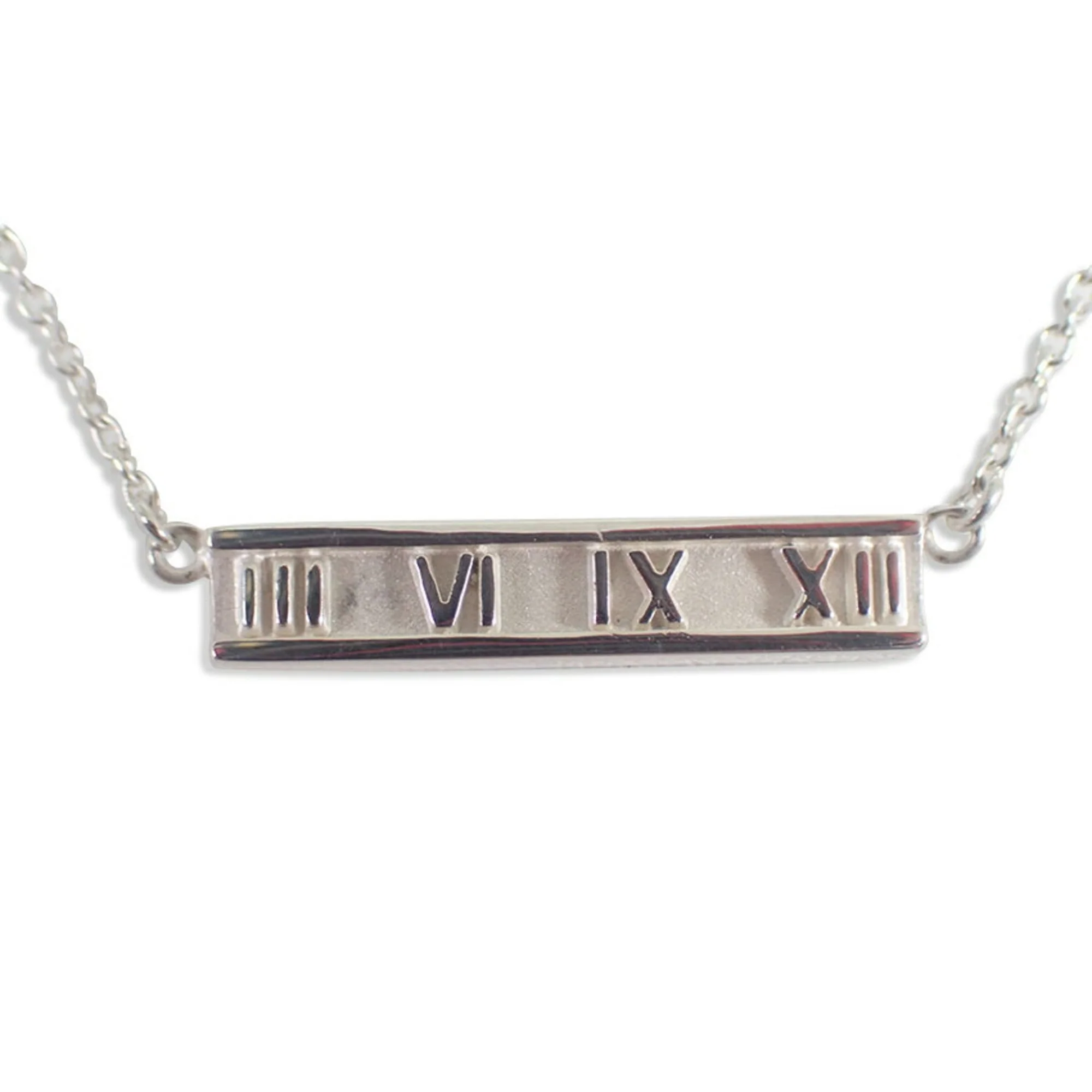 Atlas Pendant Necklace Sterling Silver