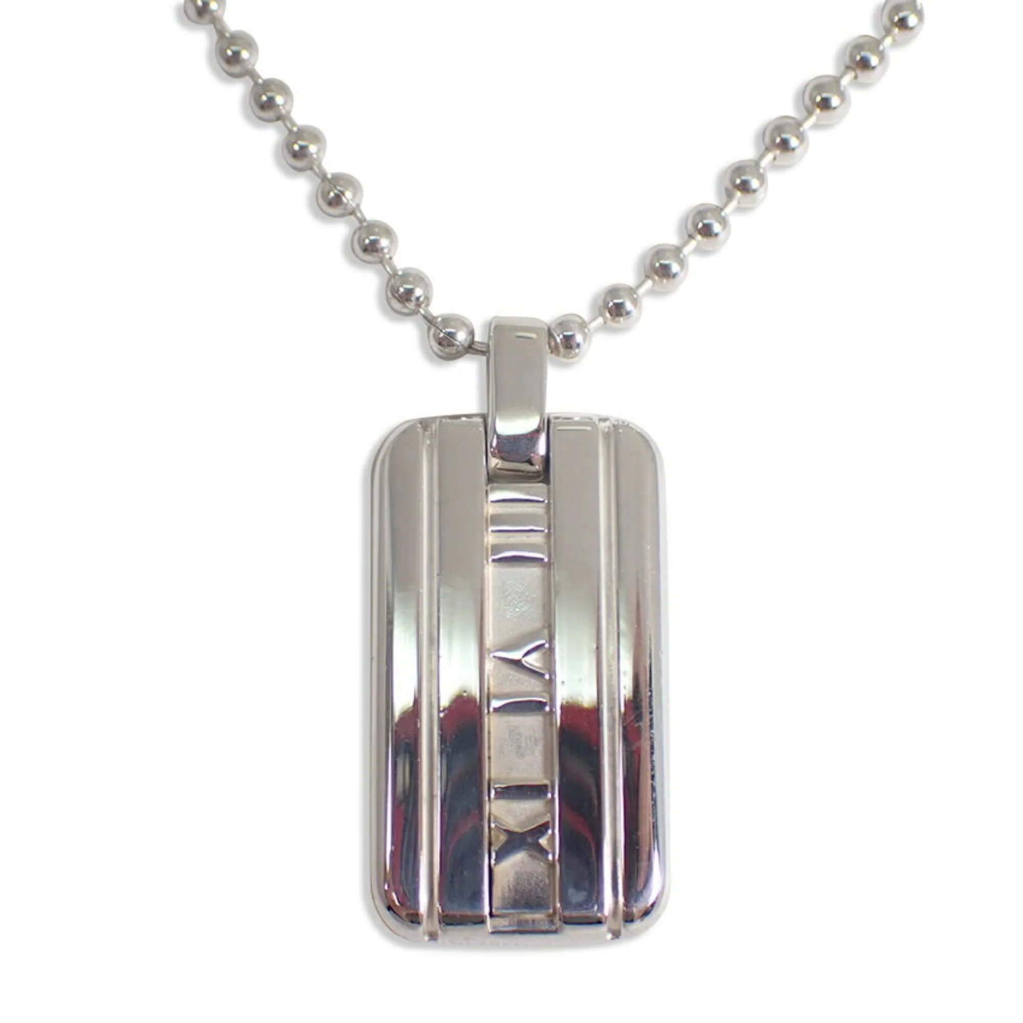Atlas Pendant Necklace Sterling Silver