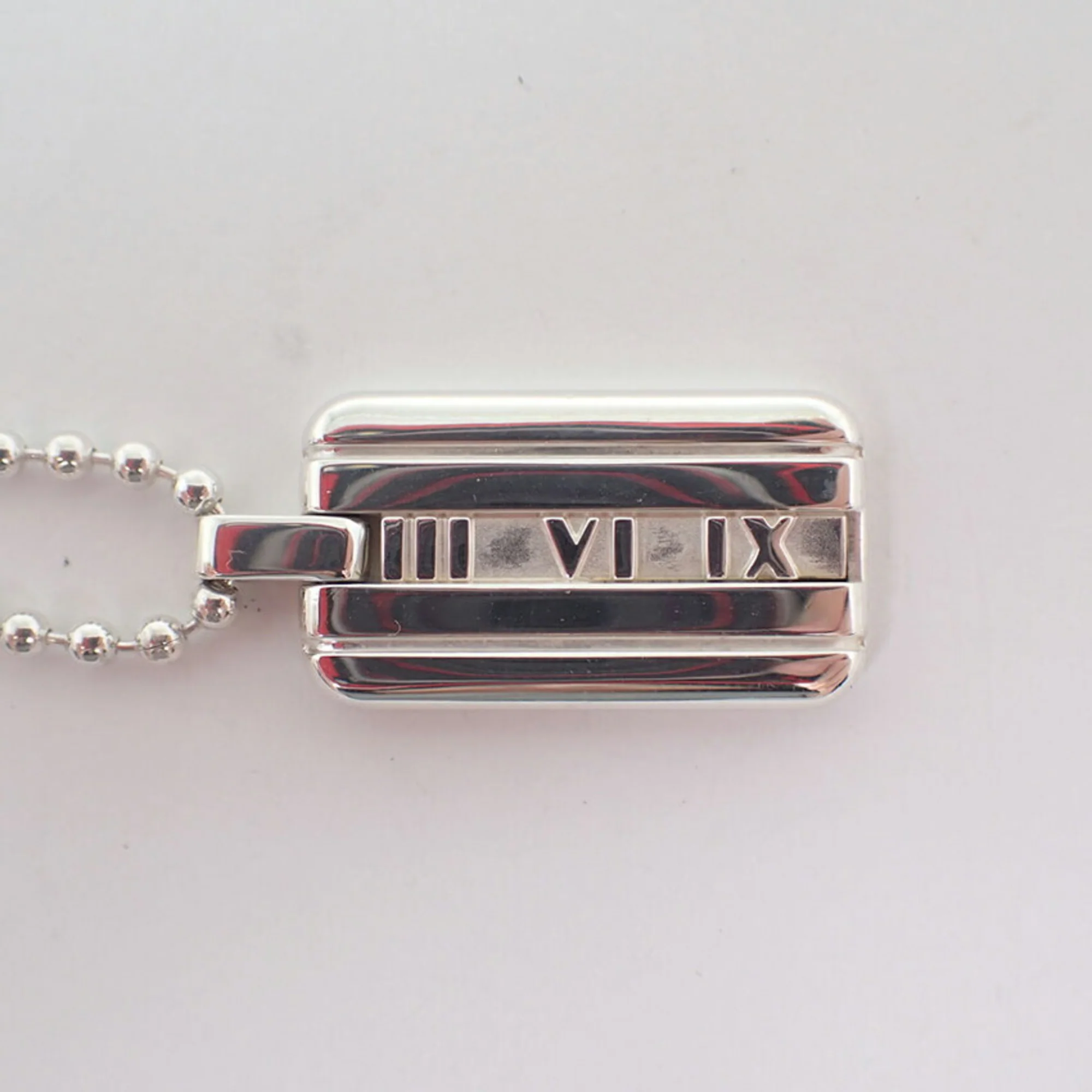Atlas Pendant Necklace Sterling Silver - Image 5