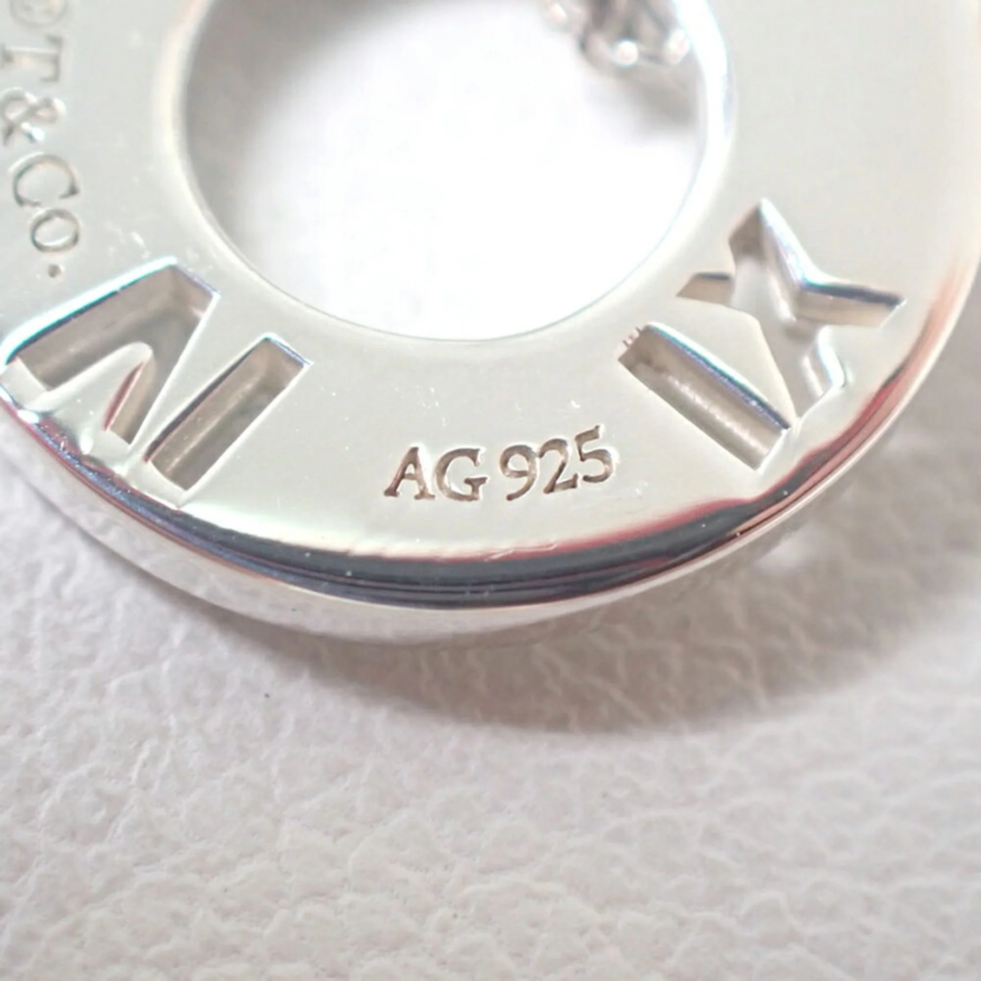 Atlas Pendant Necklace Sterling Silver - Image 6