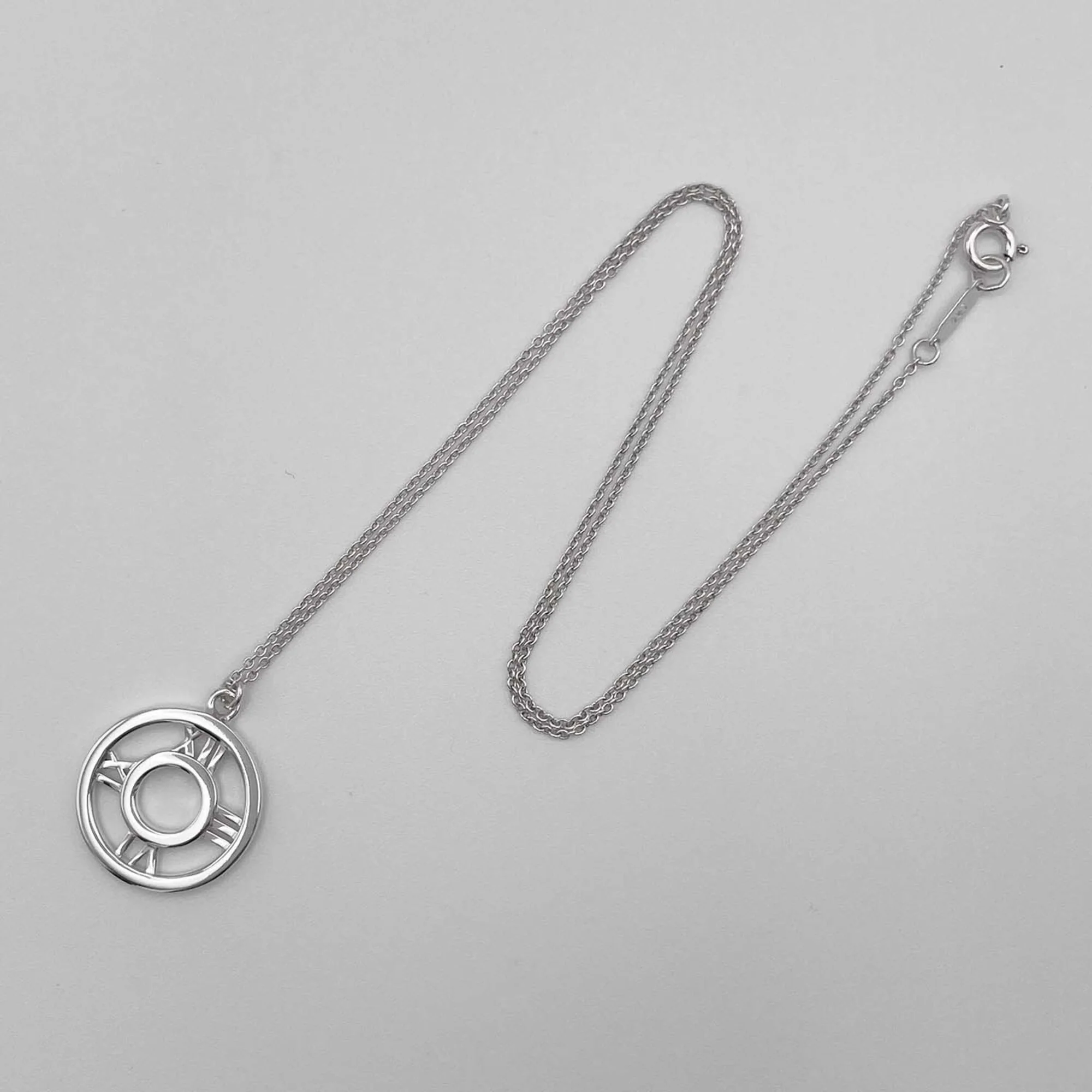 Atlas Pendant Necklace Sterling Silver - Image 4