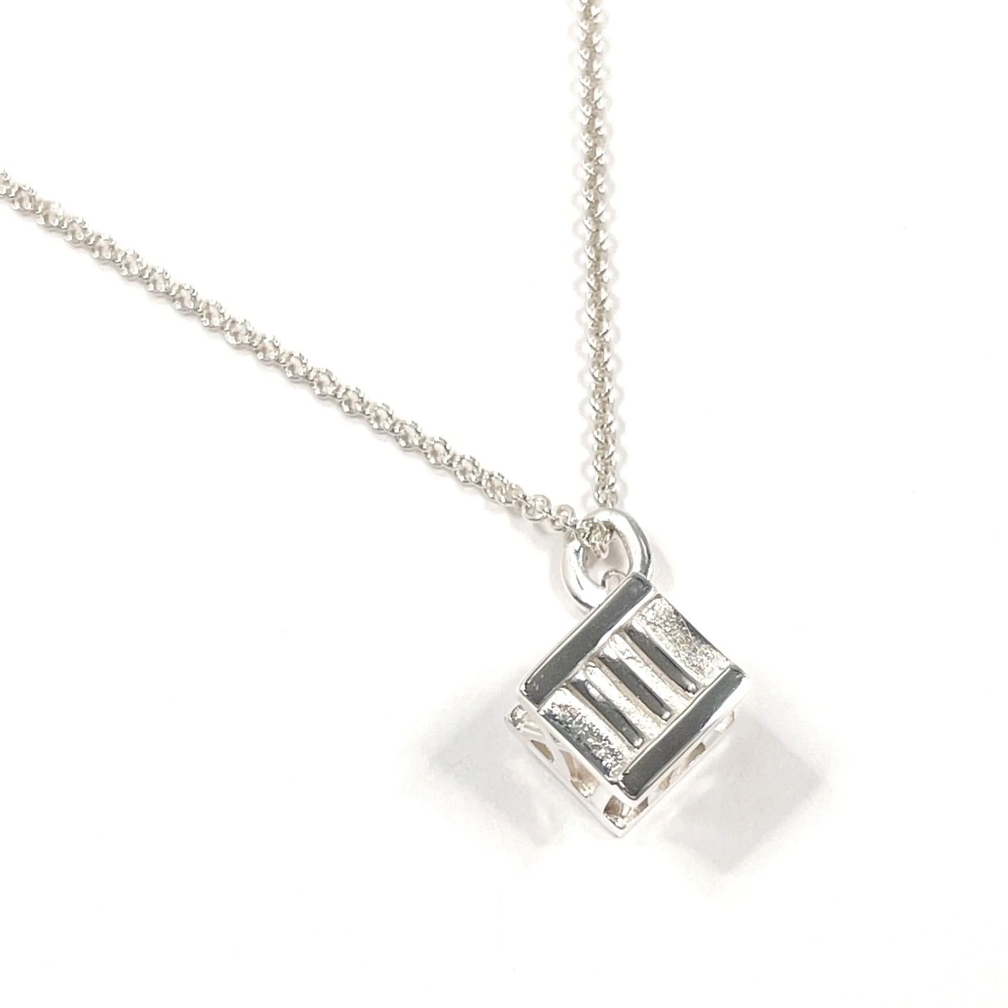 Atlas Pendant Necklace Sterling Silver - Image 2