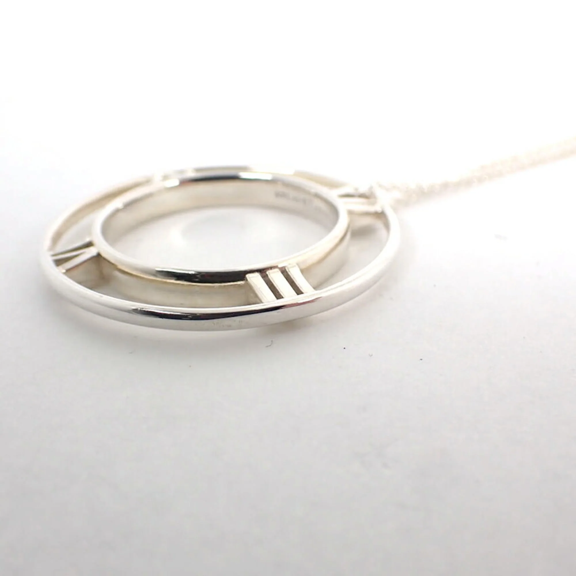 Atlas Pendant Necklace Sterling Silver - Image 8