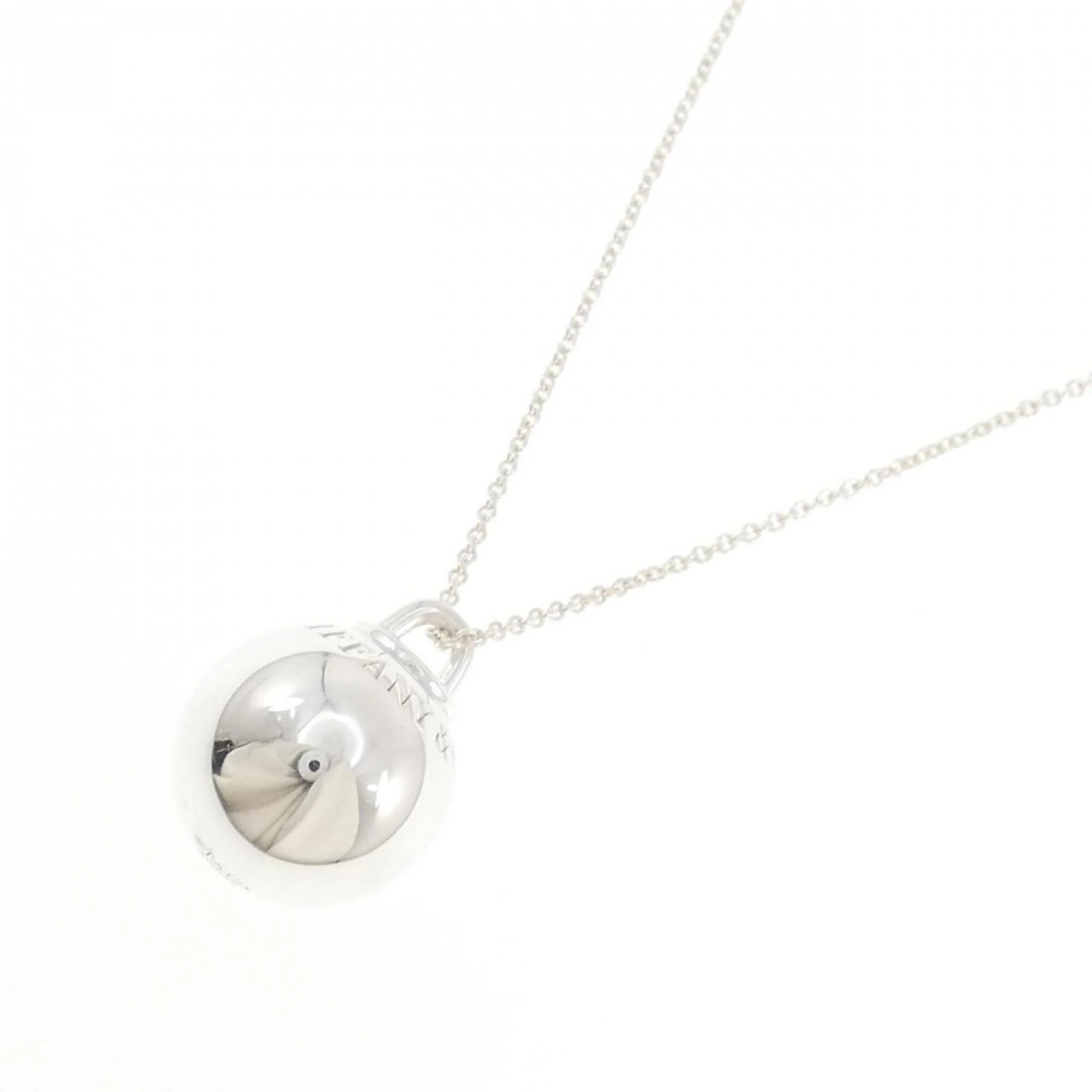 Ball Pendant Necklace Sterling Silver - Image 2