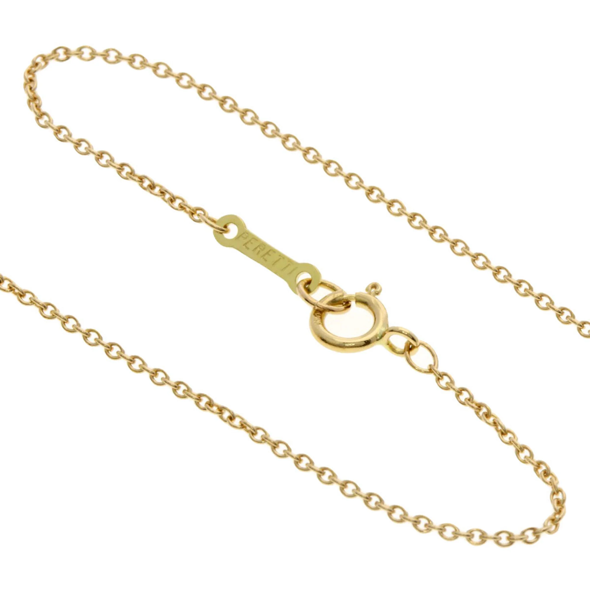 Bean Pendant Necklace 18K Yellow Gold 10.3mm - Image 3
