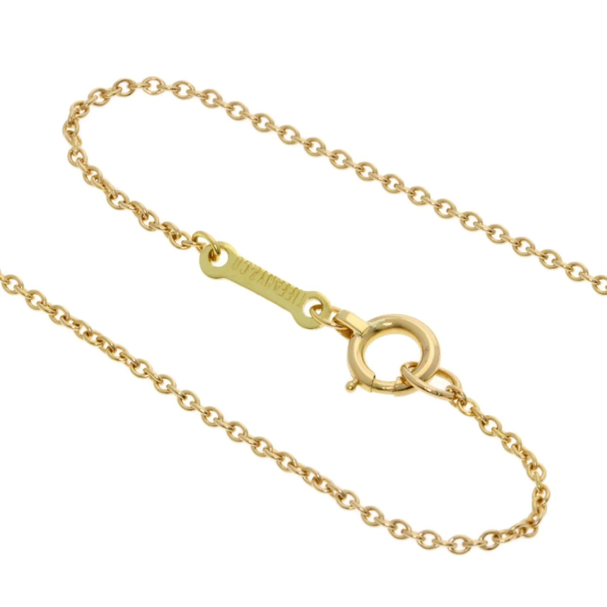 Bean Pendant Necklace 18K Yellow Gold 10.5mm - Image 3