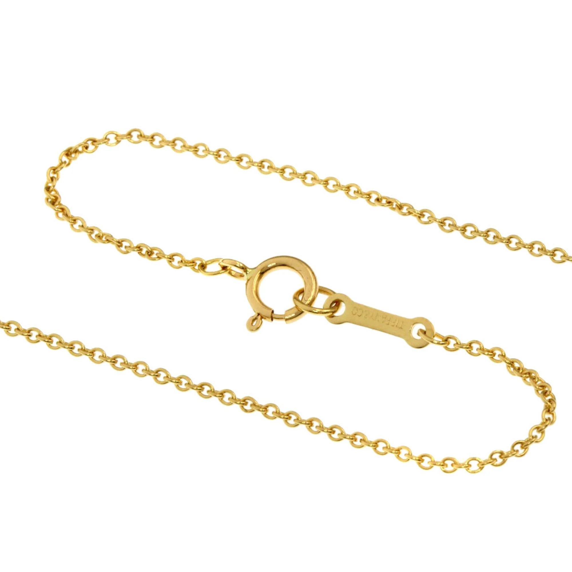 Bean Pendant Necklace 18K Yellow Gold 11.1mm - Image 3