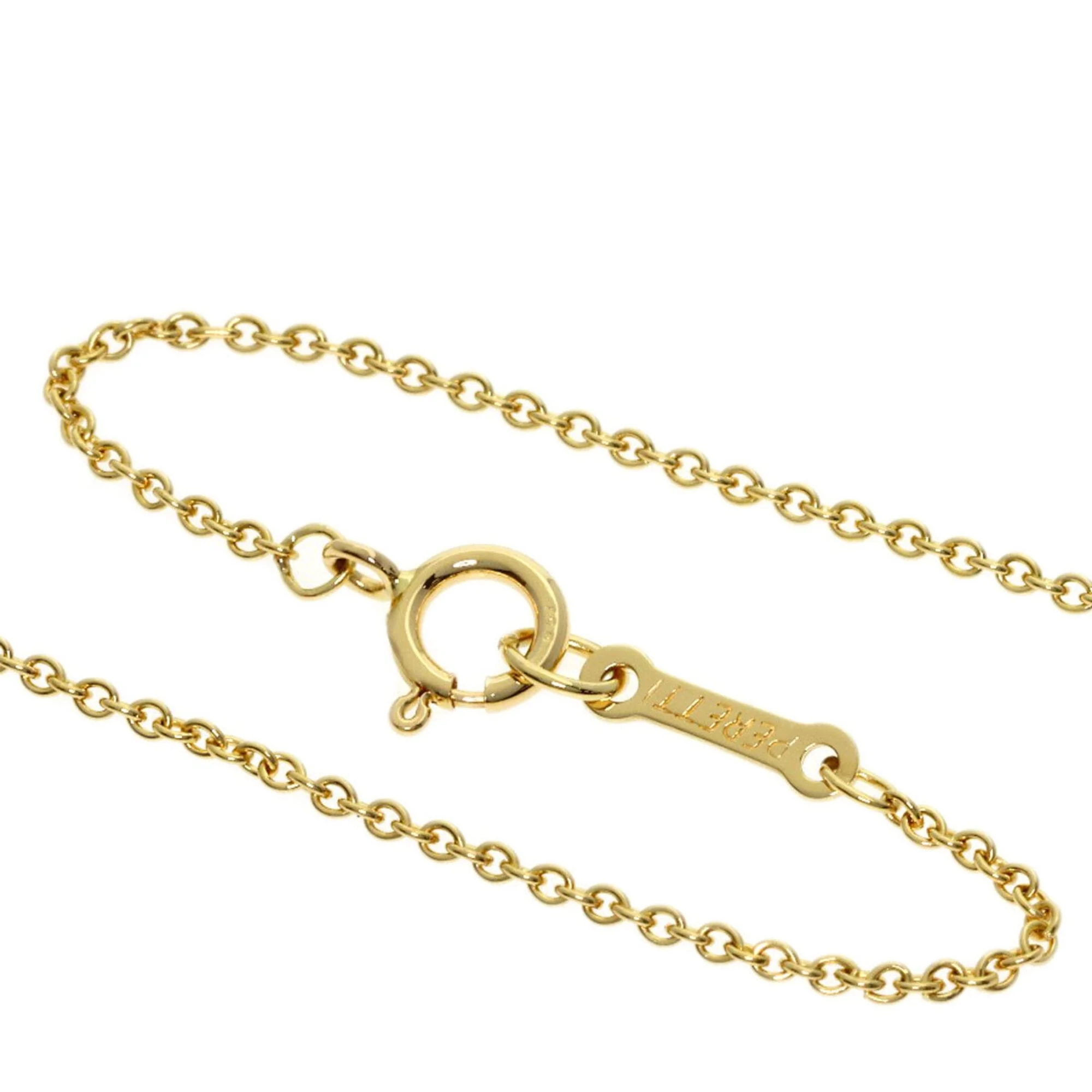Bean Pendant Necklace 18K Yellow Gold 11.5mm - Image 3